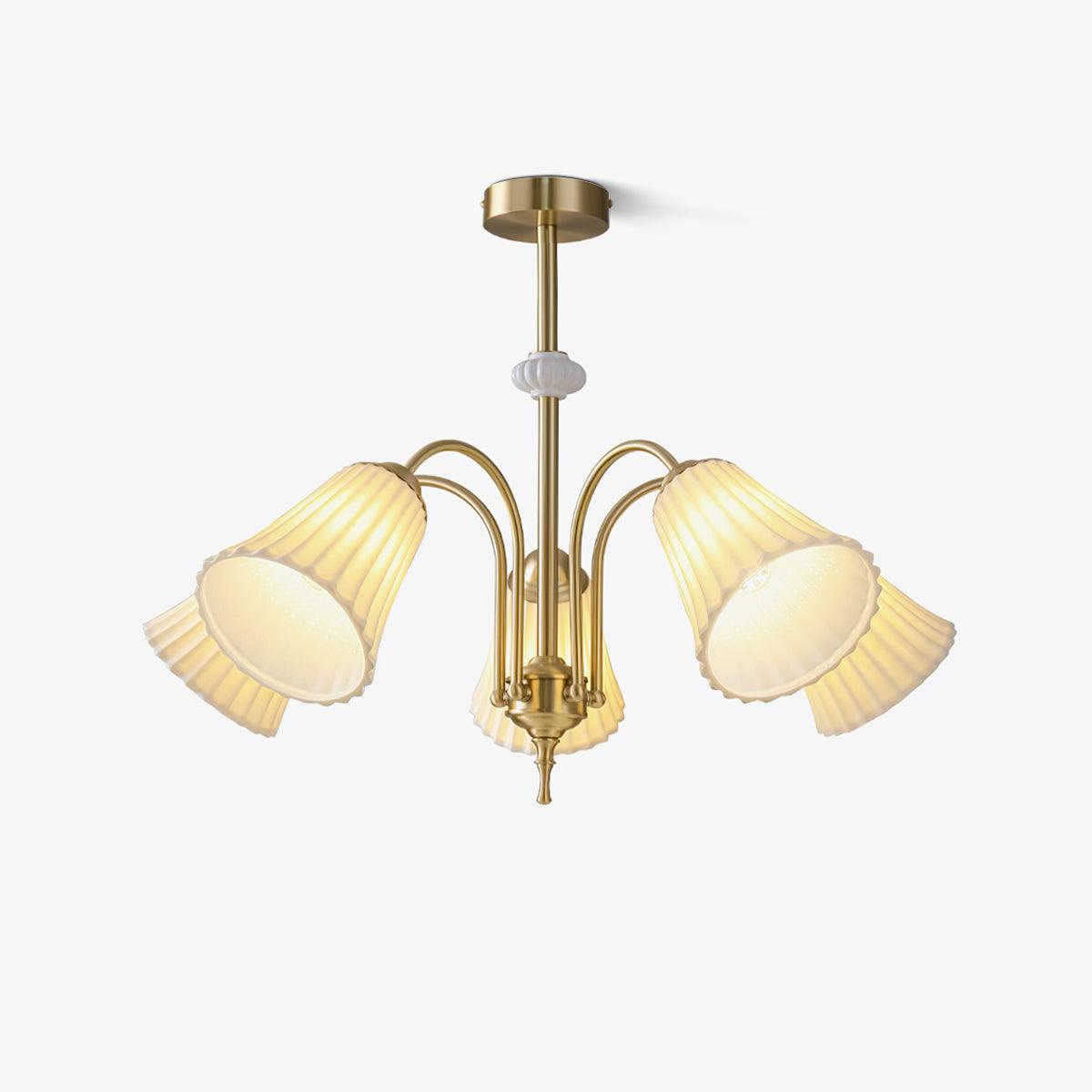 Silas Vintage Glas-Kronleuchter-Letslighting
