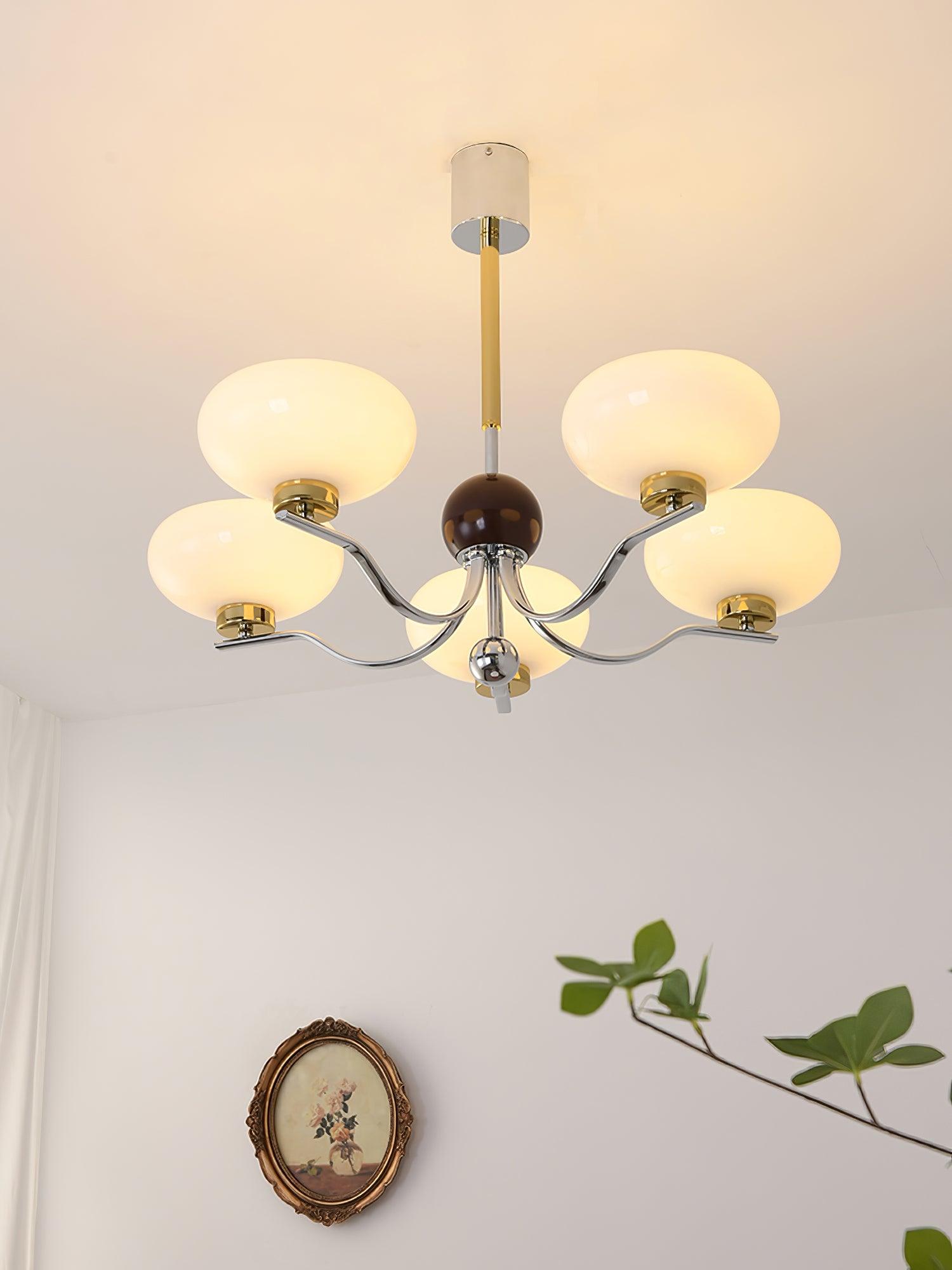 Titus Vintage Glas-Kronleuchter-Letslighting