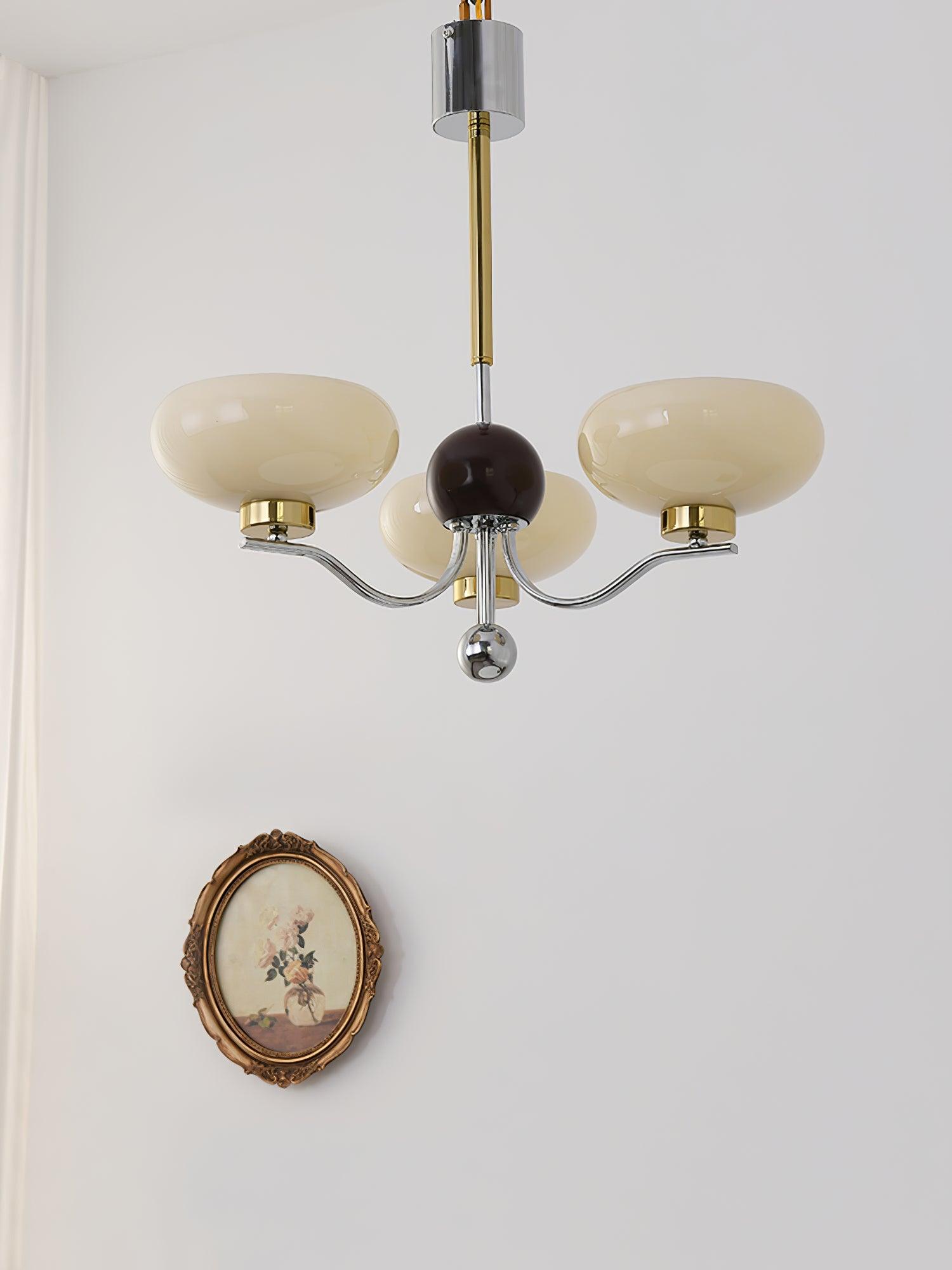 Titus Vintage Glas-Kronleuchter-Letslighting