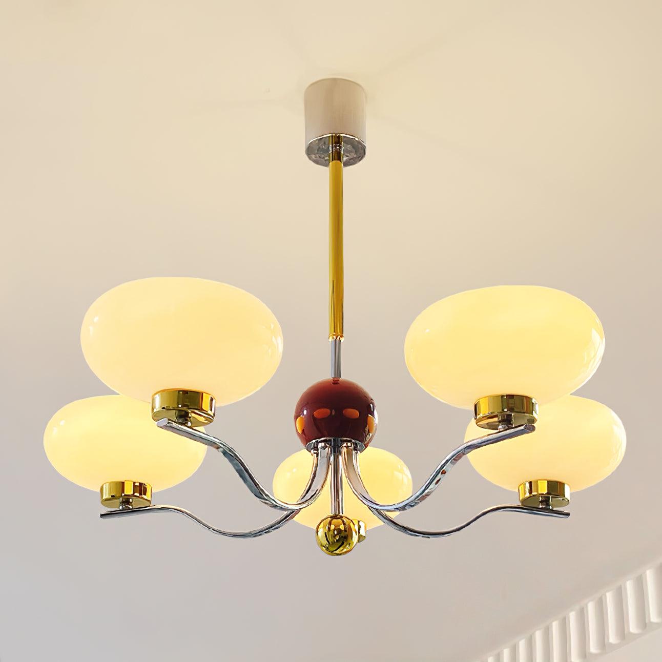 Titus Vintage Glas-Kronleuchter-Letslighting