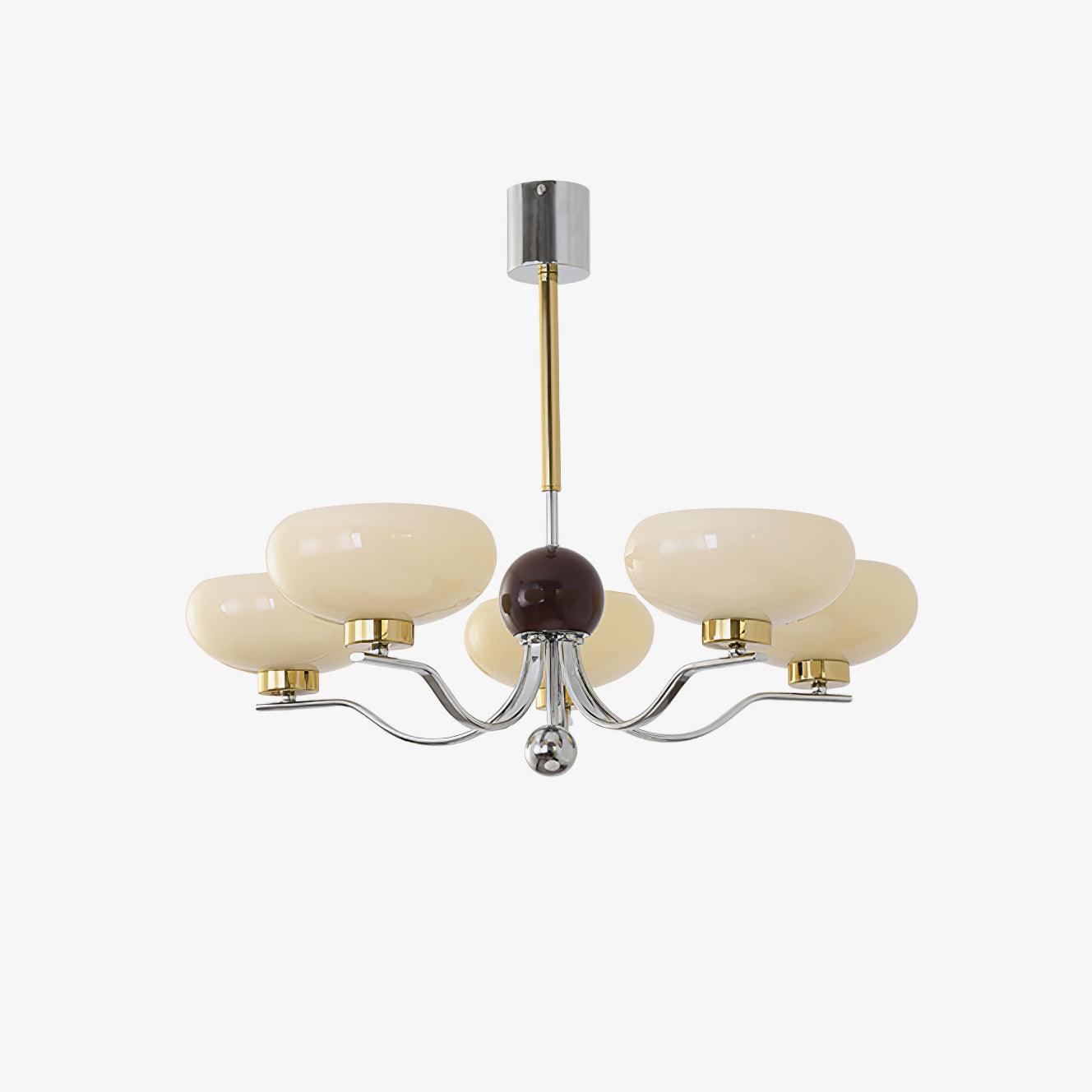 Titus Vintage Glas-Kronleuchter-Letslighting