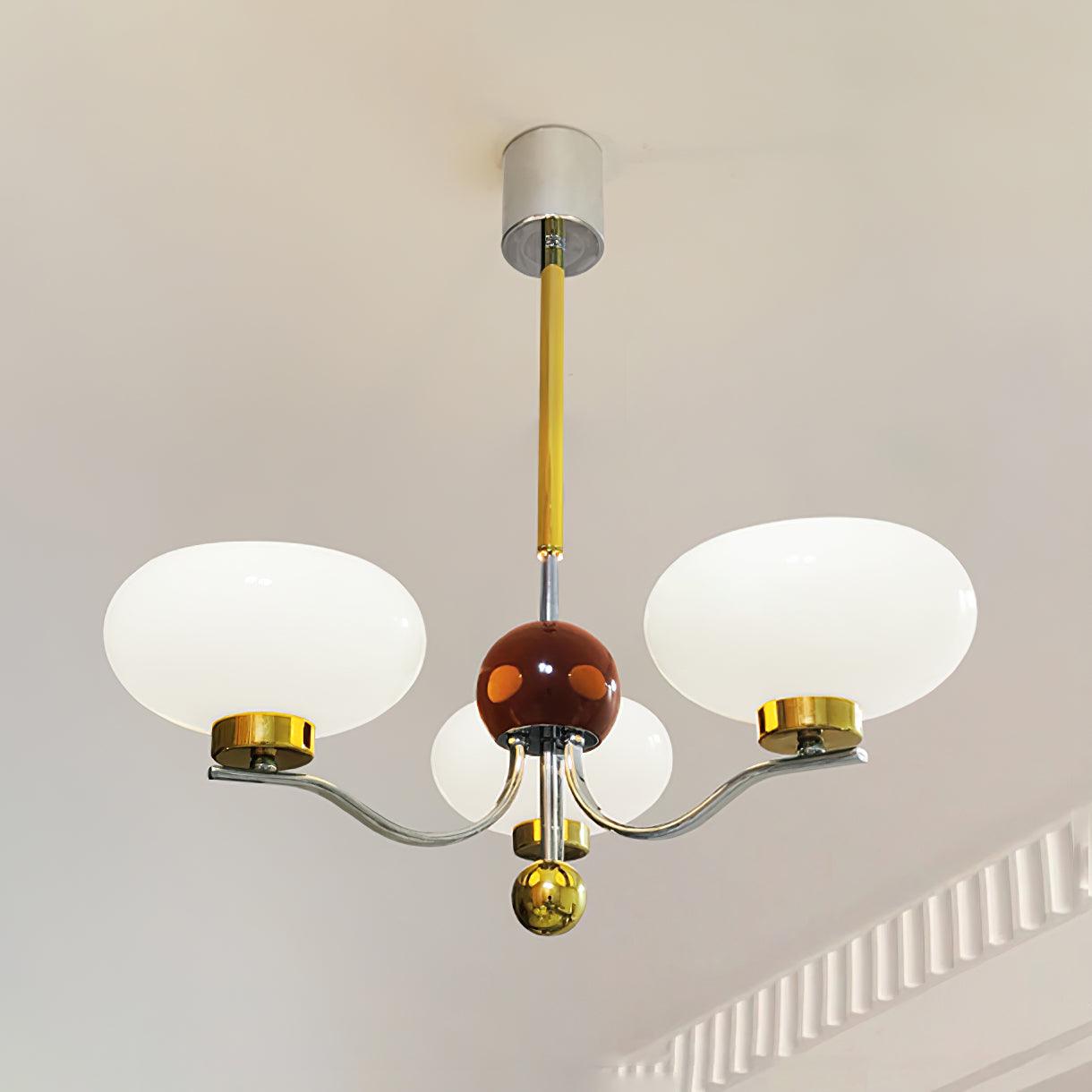 Titus Vintage Glas-Kronleuchter-Letslighting