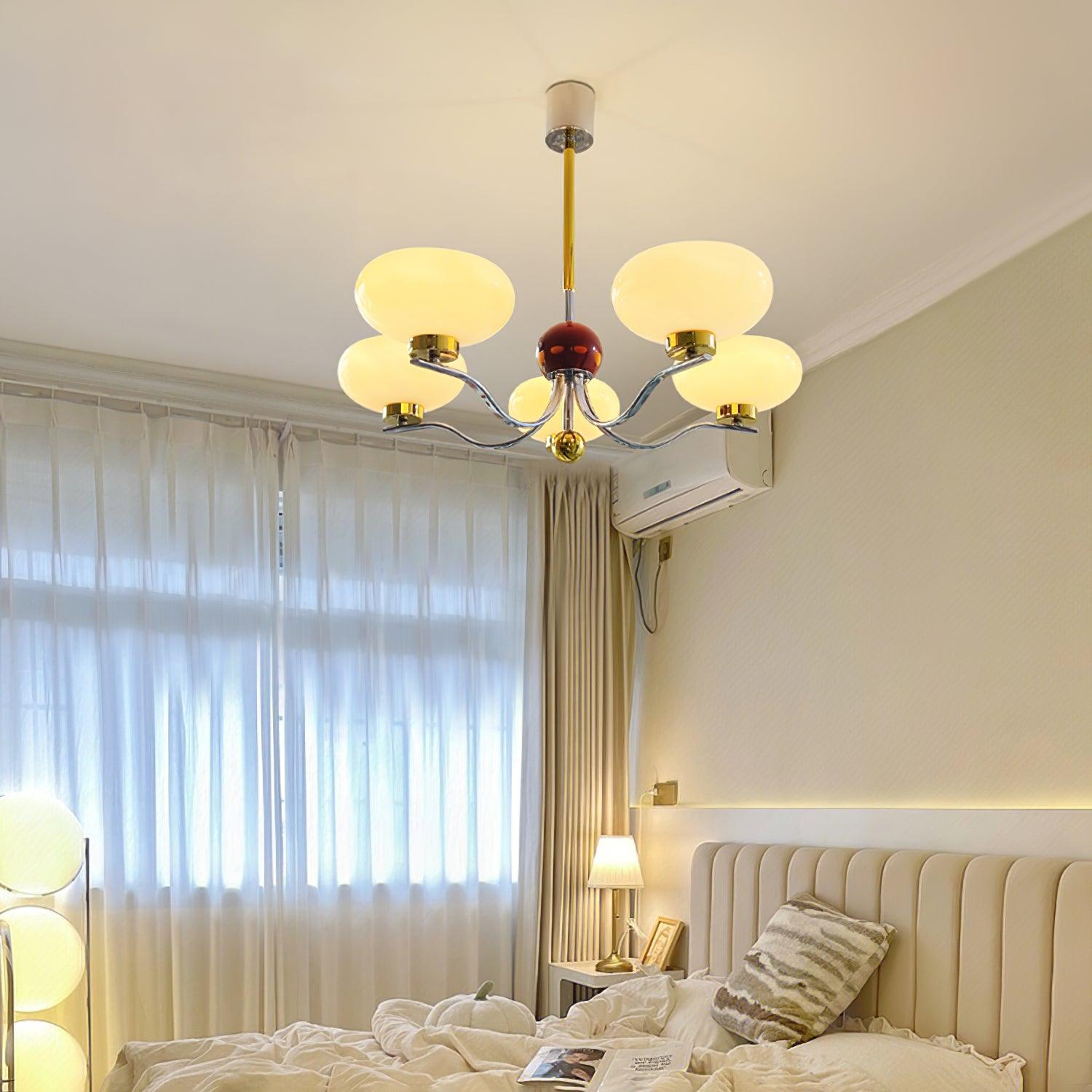 Titus Vintage Glas-Kronleuchter-Letslighting
