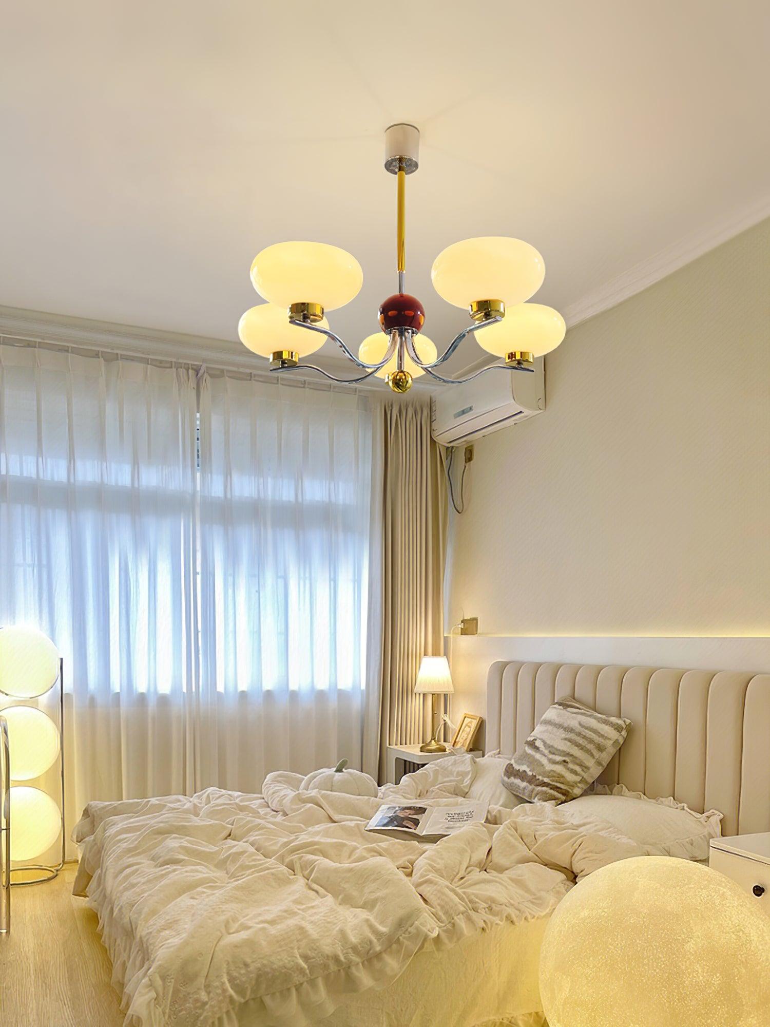 Titus Vintage Glas-Kronleuchter-Letslighting