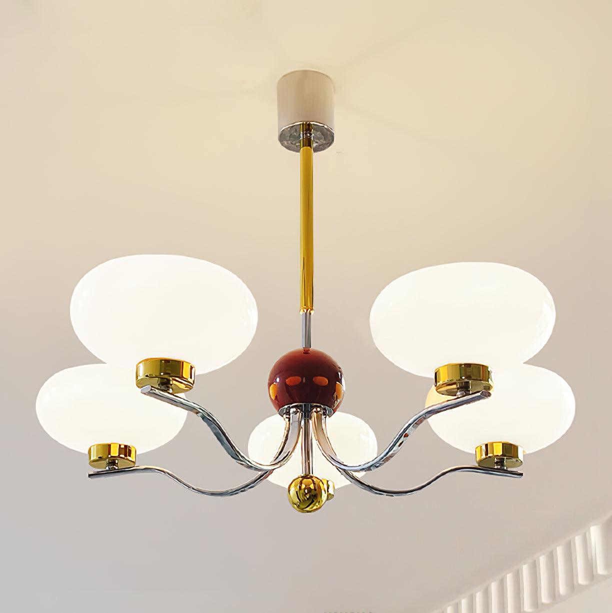 Titus Vintage Glas-Kronleuchter-Letslighting