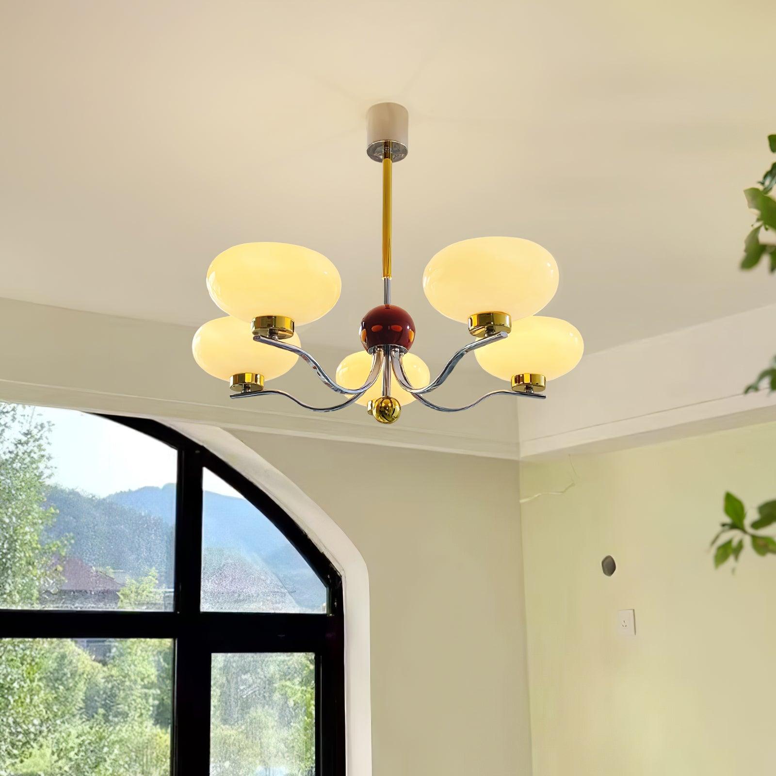 Titus Vintage Glas-Kronleuchter-Letslighting