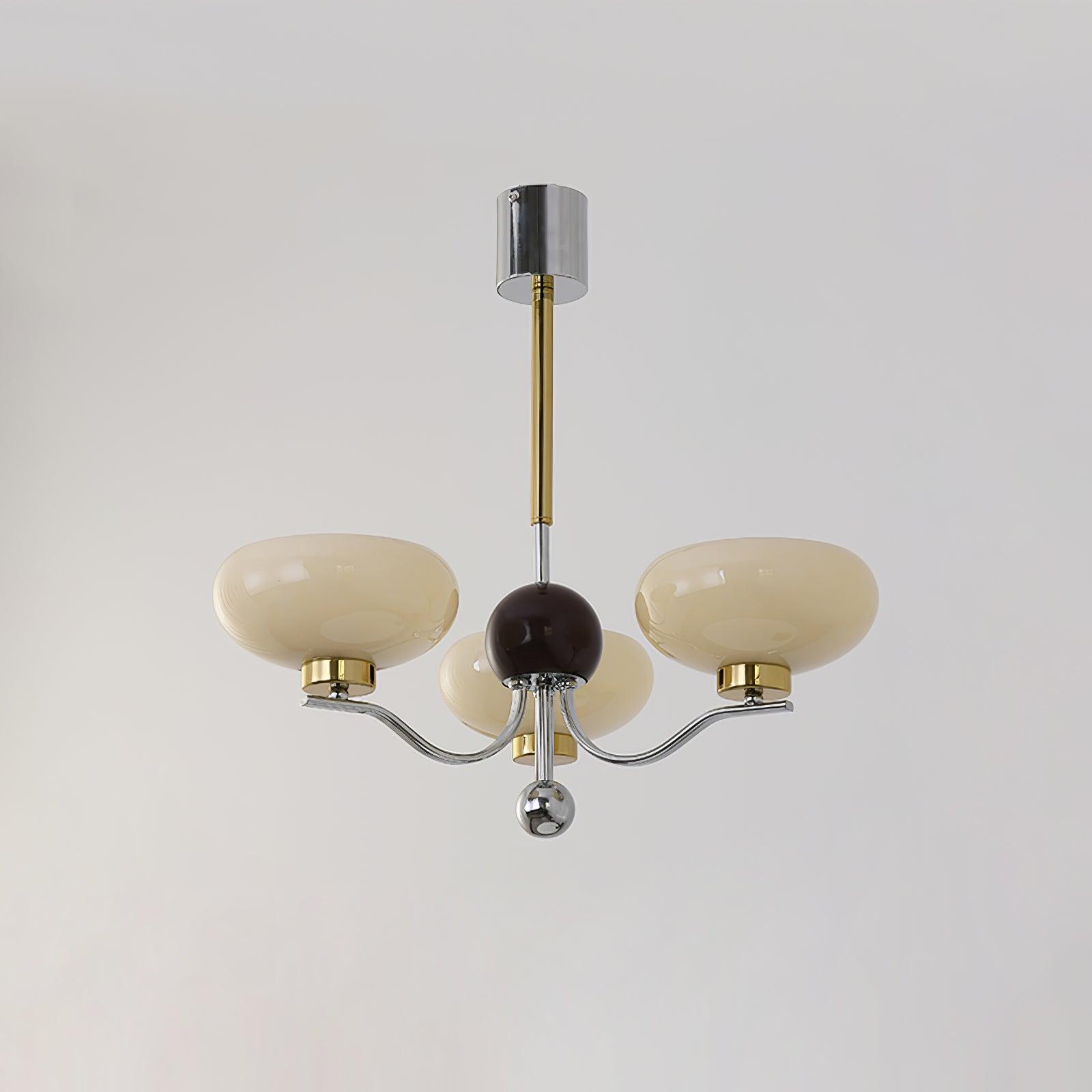 Titus Vintage Glas-Kronleuchter-Letslighting