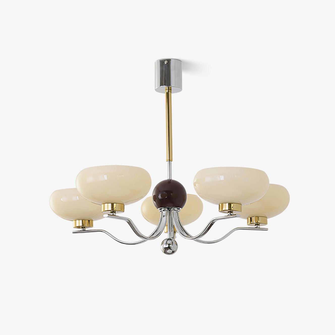 Titus Vintage Glas-Kronleuchter-Letslighting