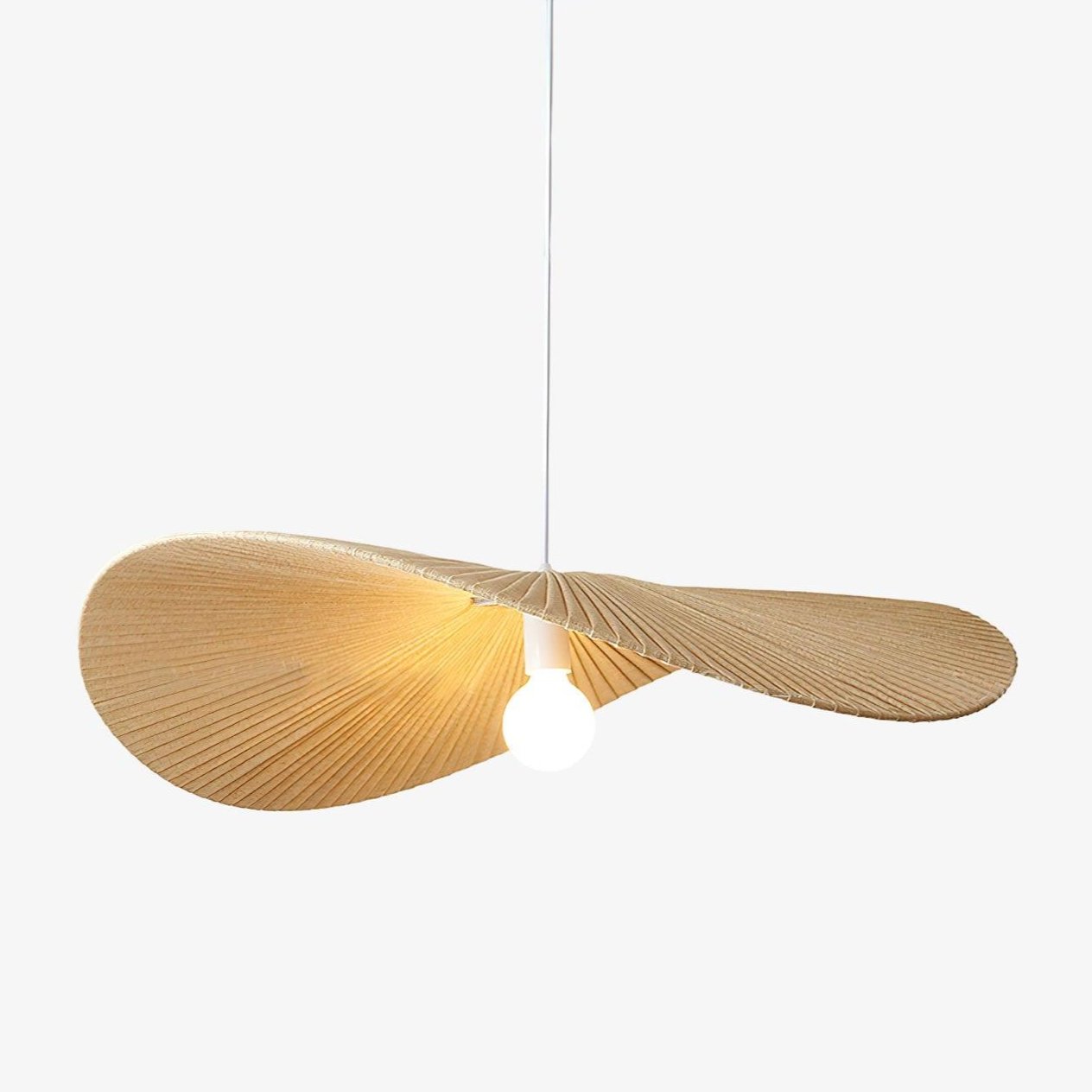 Lustra Pendelleuchte Wave Natur-Letslighting