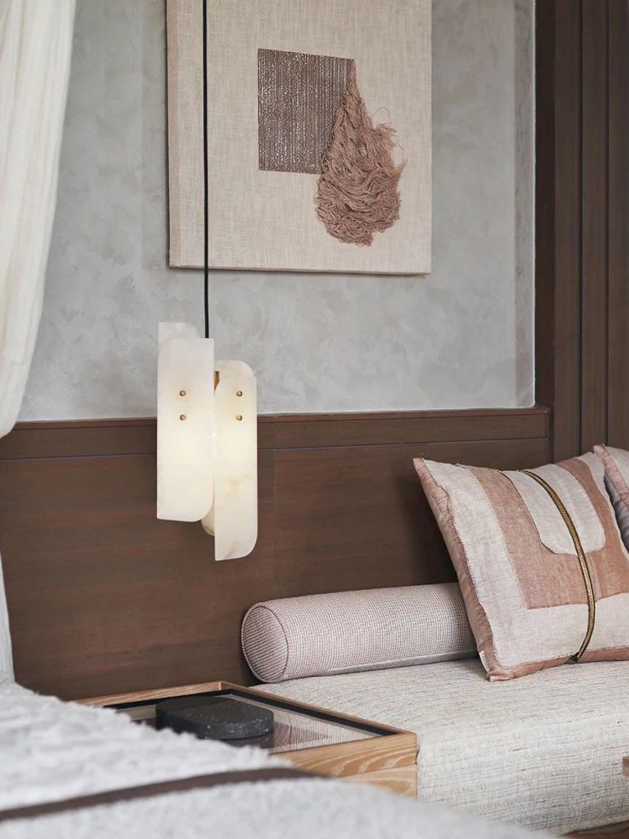 Vicarus Layered Alabaster Pendant Light - Neutralighting