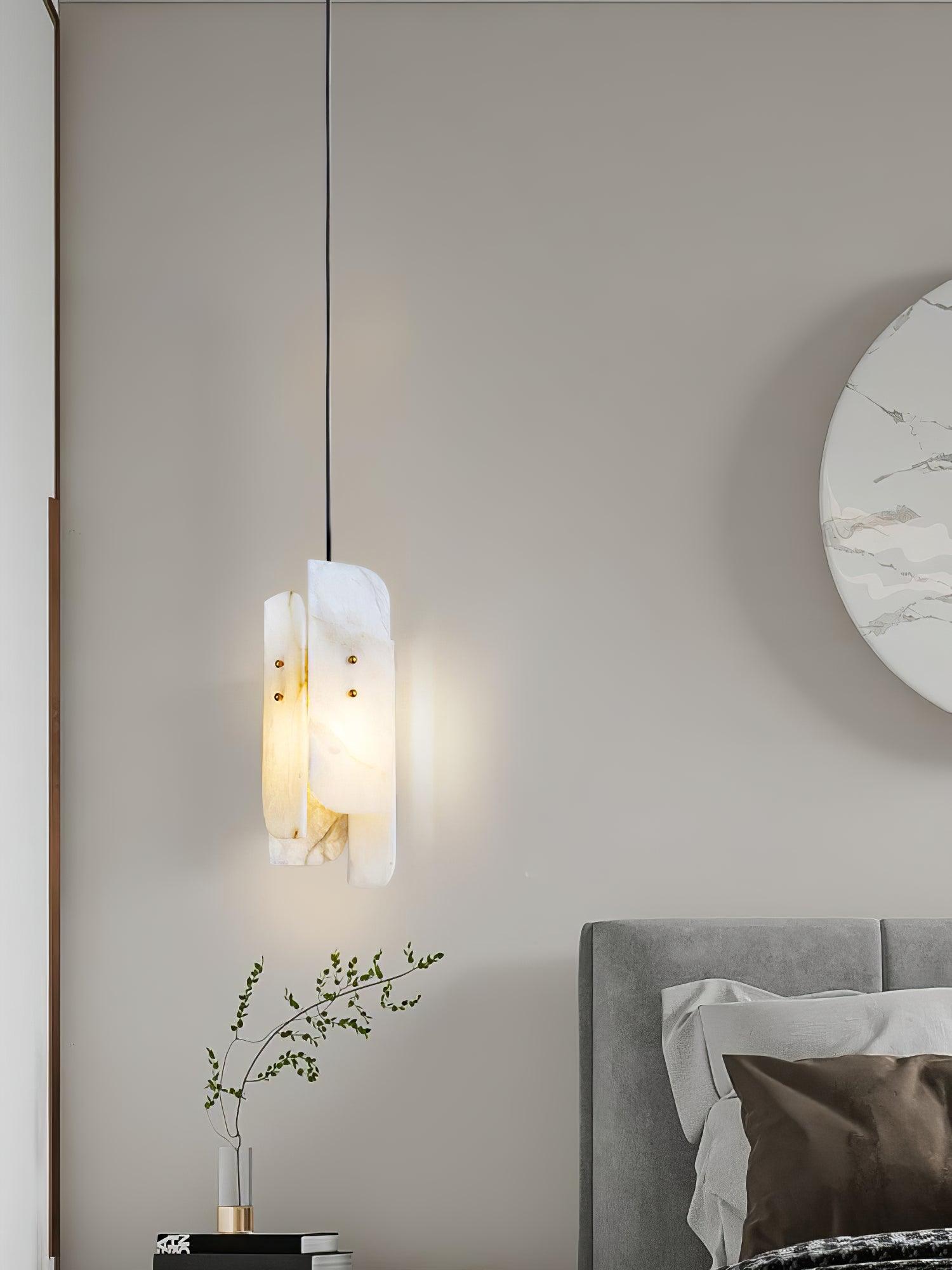 Vicarus Layered Alabaster Pendant Light - Neutralighting