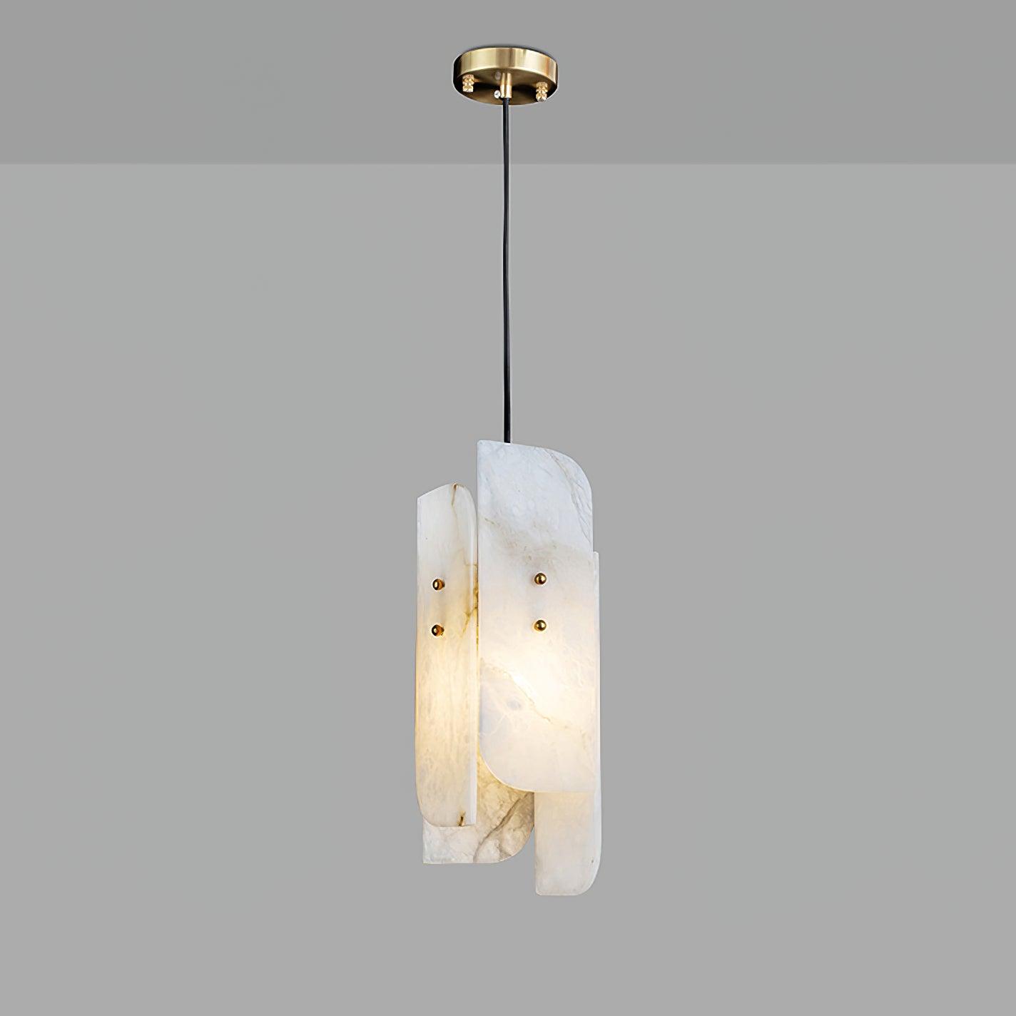 Vicarus Layered Alabaster Pendant Light - Neutralighting