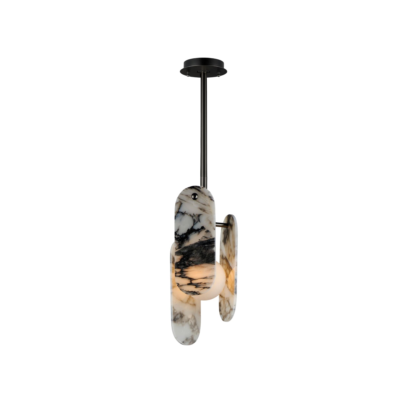 Cevynarae Modern Minimalist Marble Glass Pendant Lamp - Letslighting