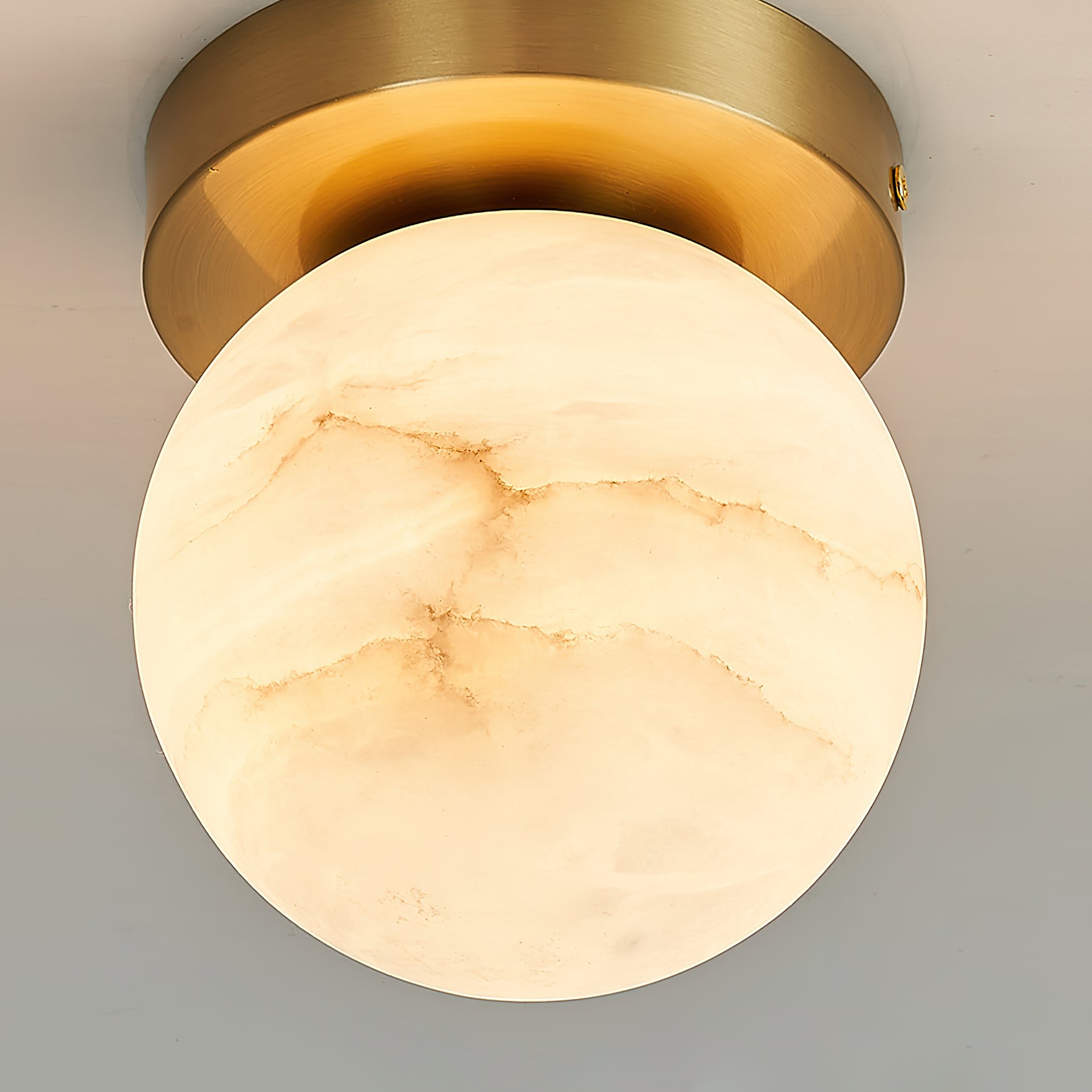 Cedoria Modern Minimalist Alabaster Ceiling Light - Letslighting