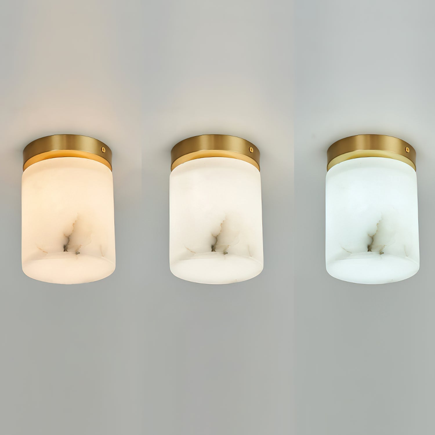 Cedoria Modern Minimalist Alabaster Ceiling Light - Letslighting