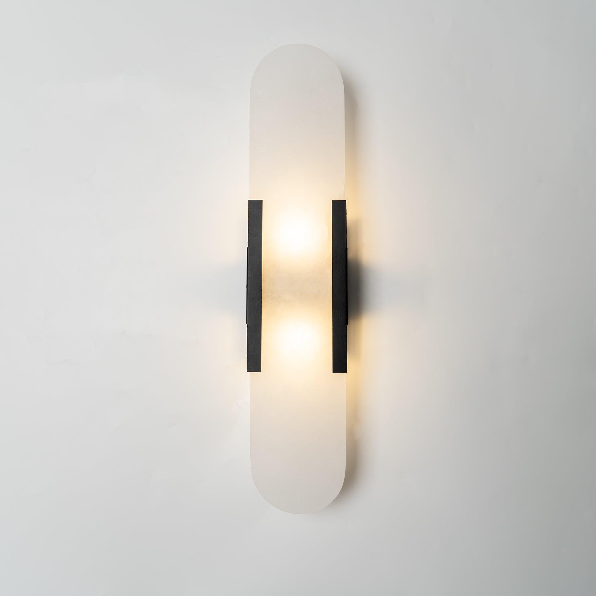 Veo Luxuriöse Alabaster-Wandleuchte