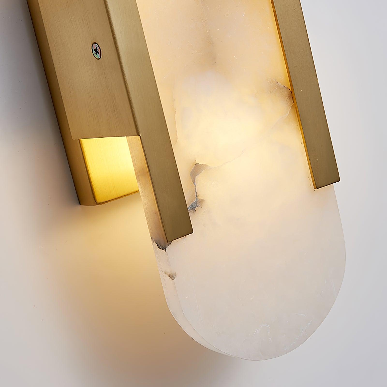 Veo Luxuriöse Alabaster-Wandleuchte