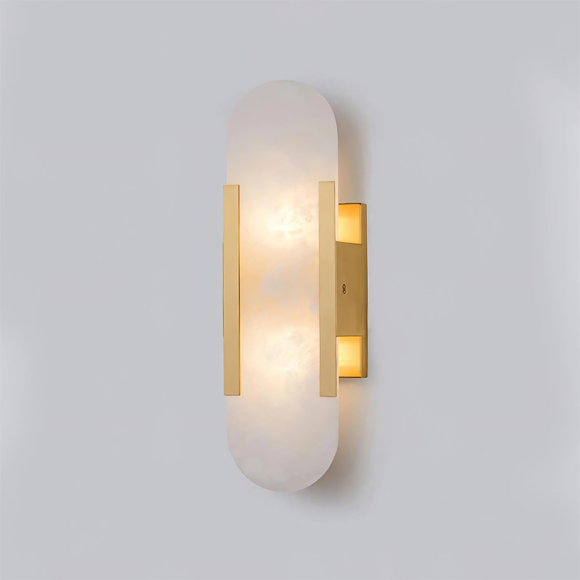 Veo Luxuriöse Alabaster-Wandleuchte