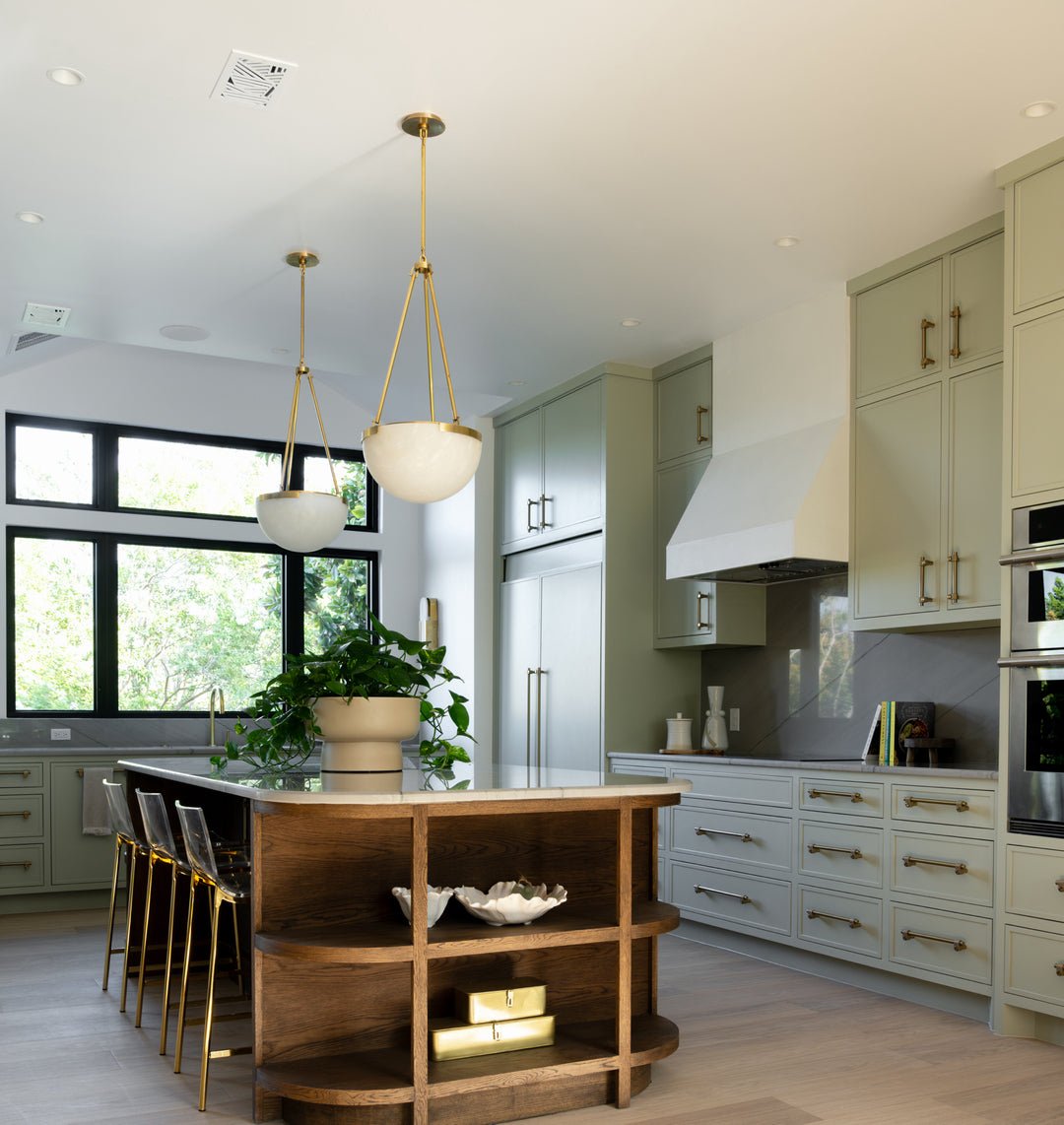 Dione Minimalist Alabaster Pendant Light - Neutralighting