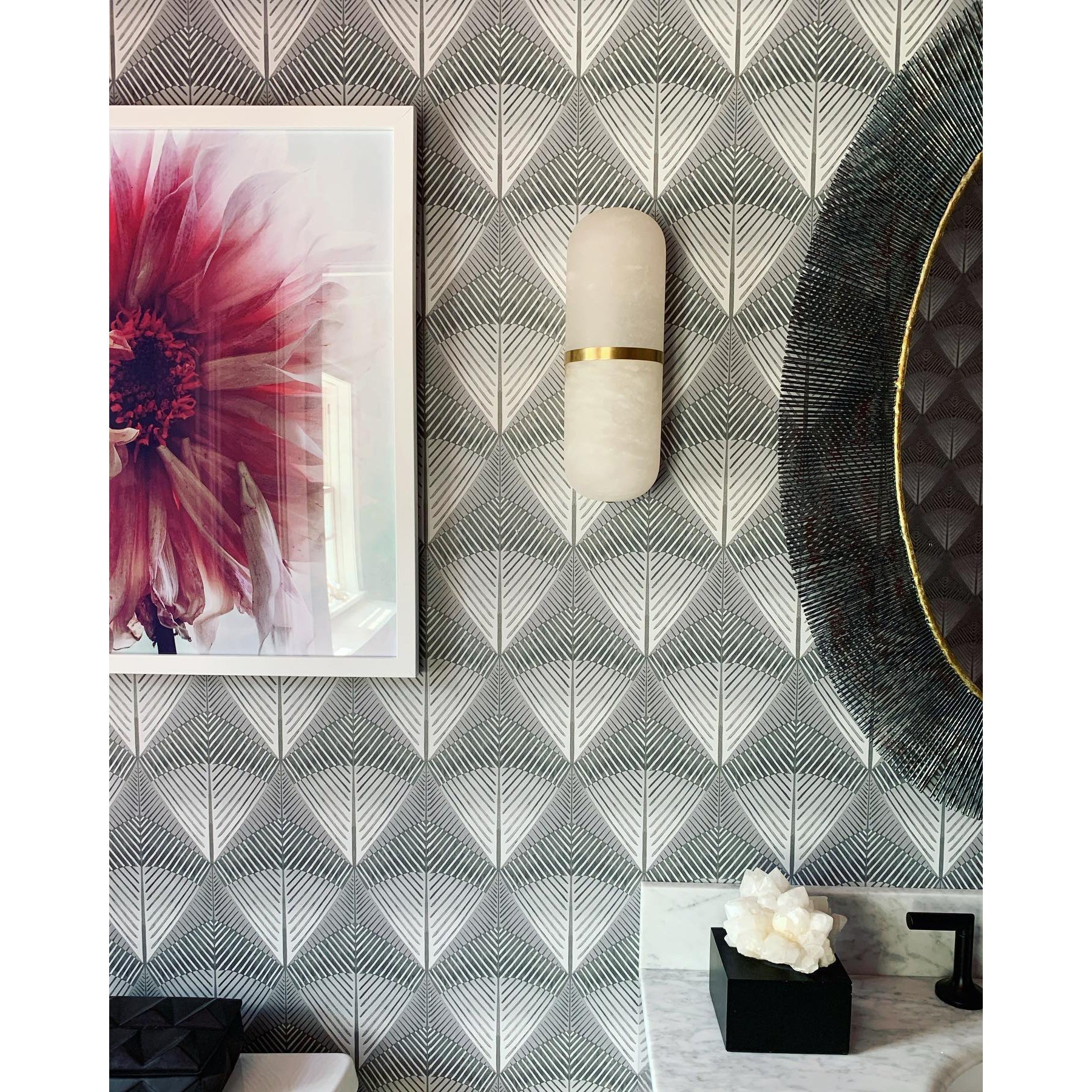 Symirel Modern Minimalist Pill Form Alabaster Sconce Wall Lamp - Letslighting