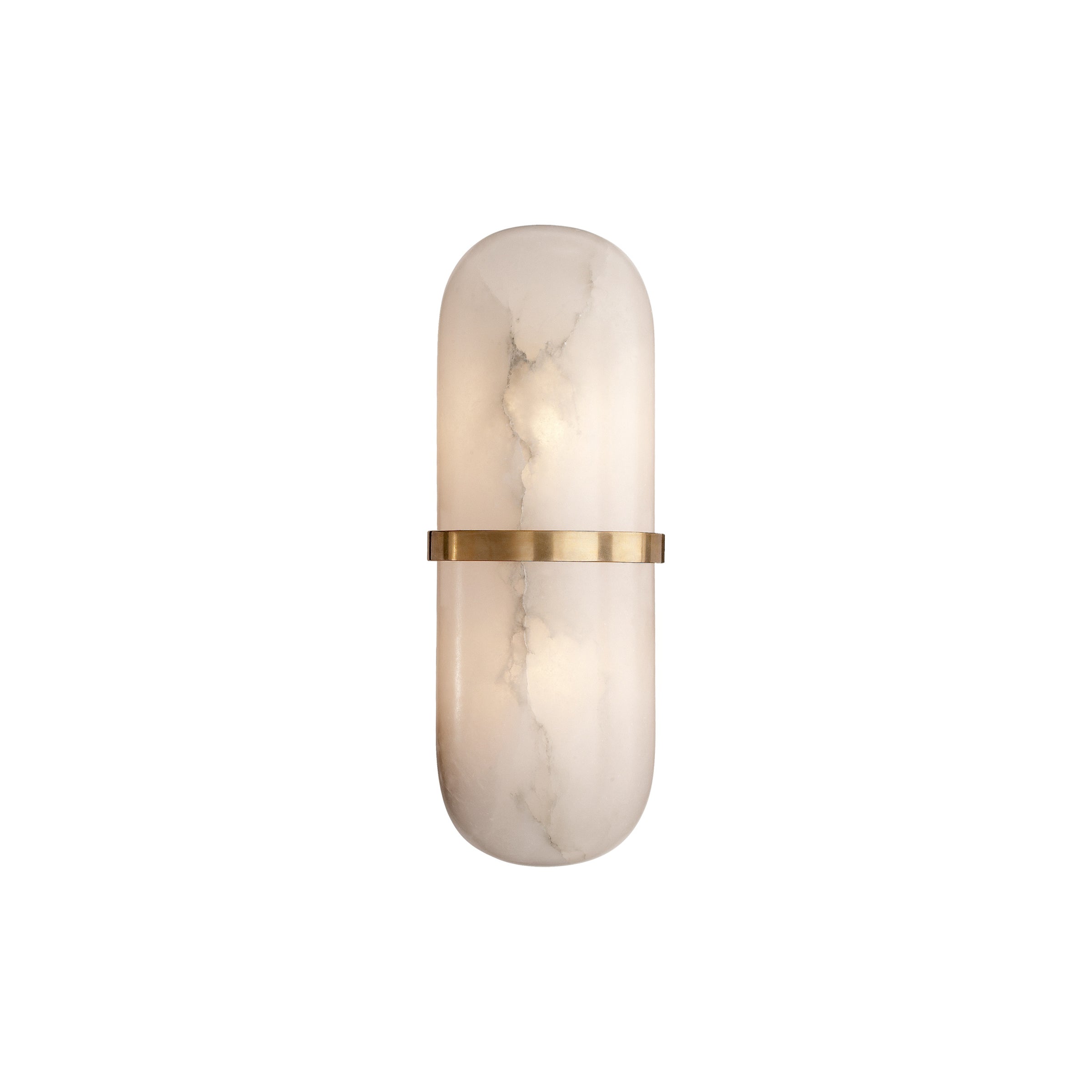 Symirel Modern Minimalist Pill Form Alabaster Sconce Wall Lamp - Letslighting
