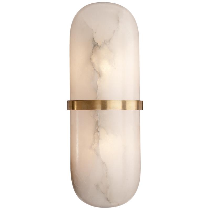 Symirel Modern Minimalist Pill Form Alabaster Sconce Wall Lamp - Letslighting