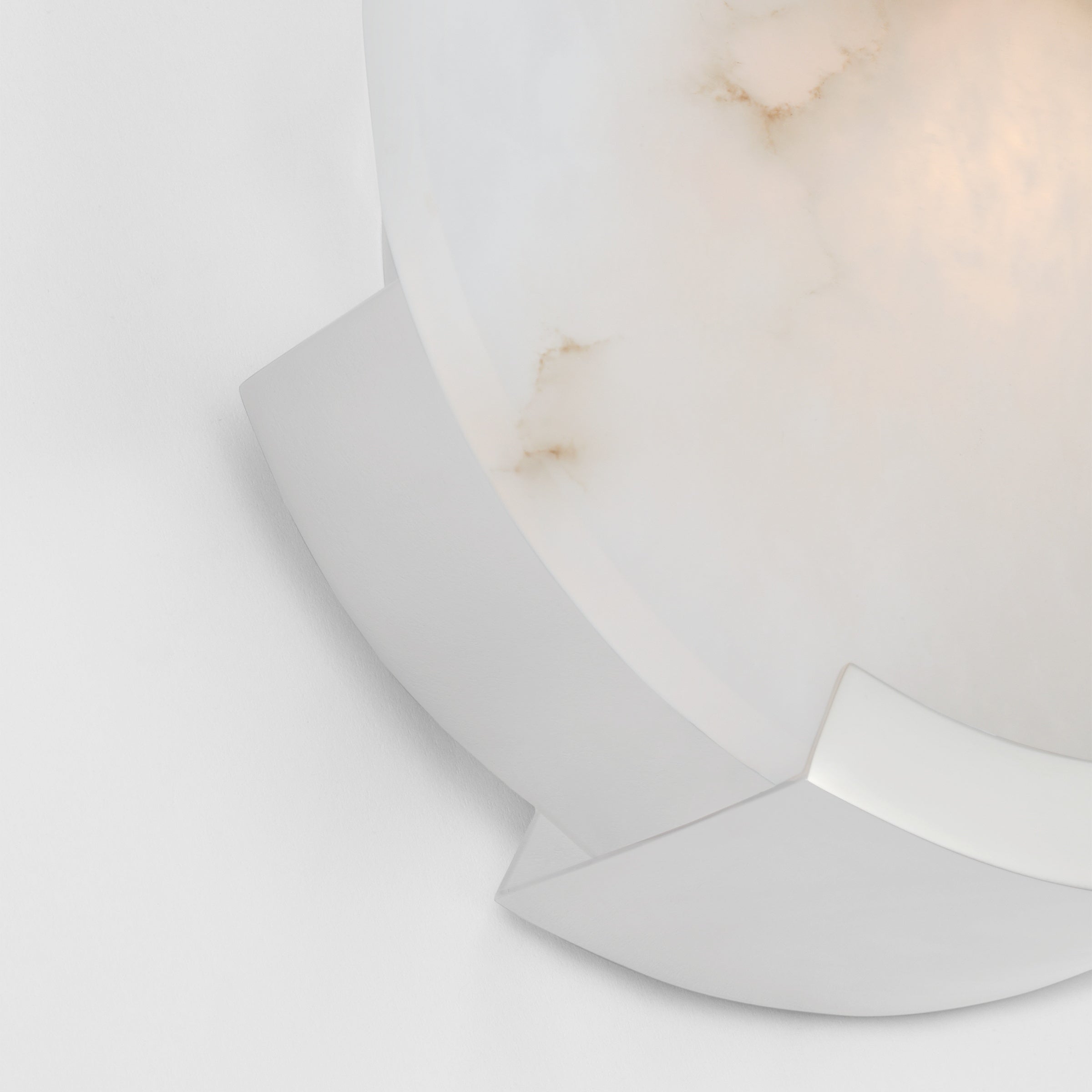 Avsolisra Modern Minimalist Round Alabaster Wall Lamp - Letslighting