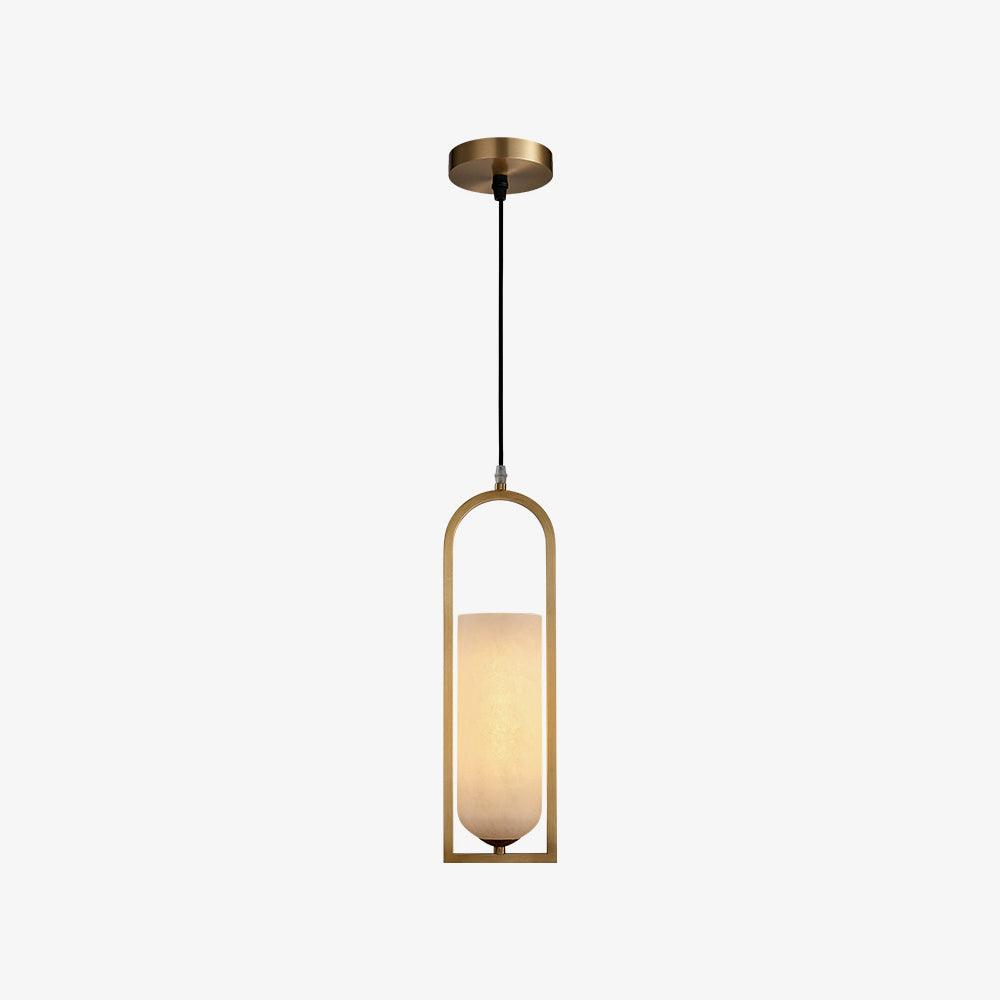 Aethyn Arch Alabaster Pendant Light - Neutralighting