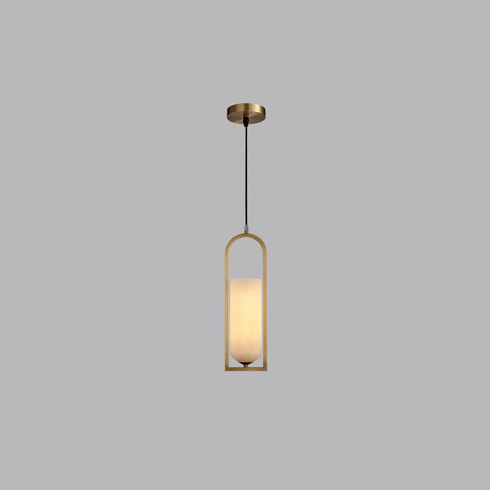 Aethyn Arch Alabaster Pendant Light - Neutralighting