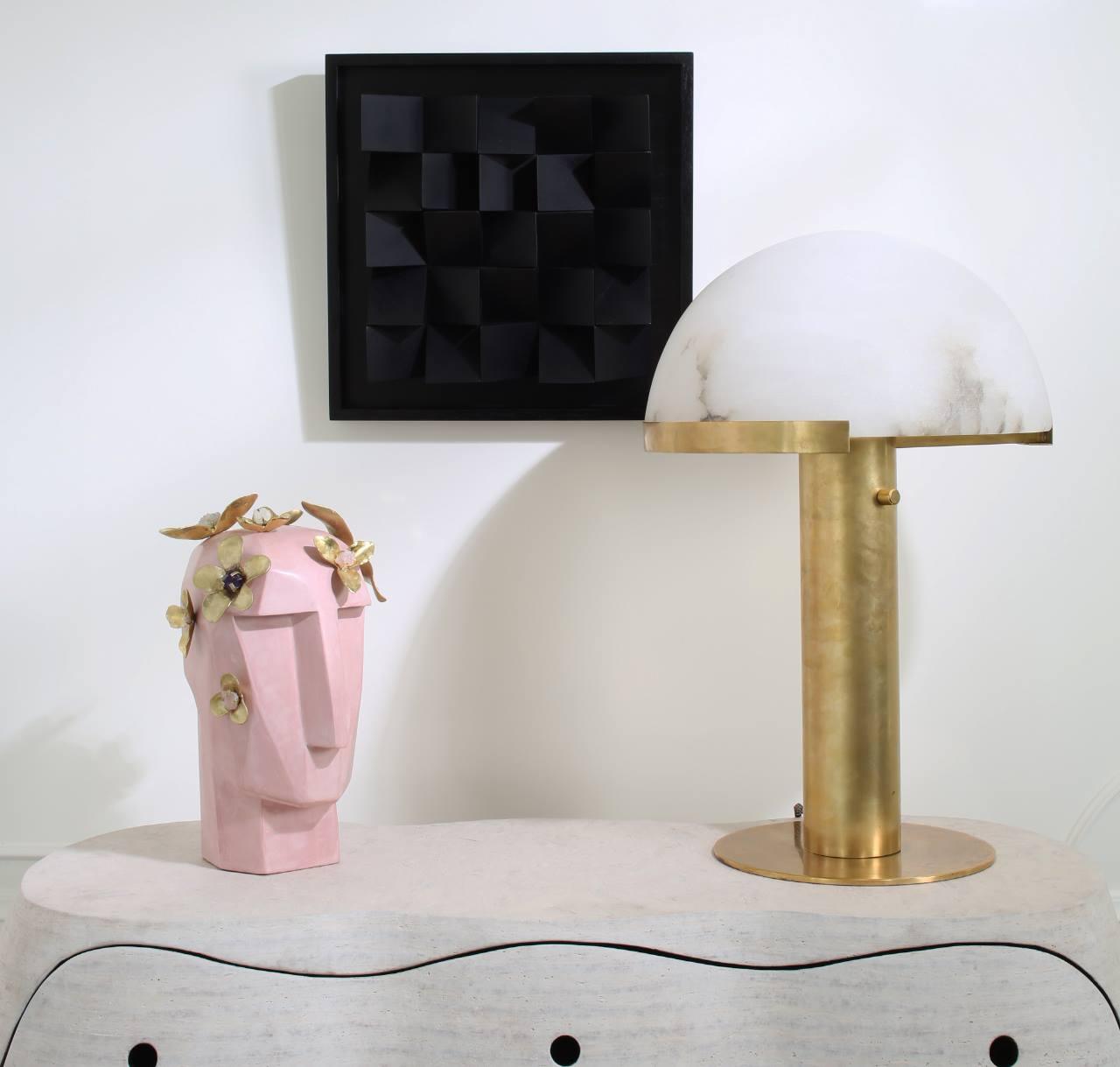 Ibera Alabaster Table Lamp - Letslighting