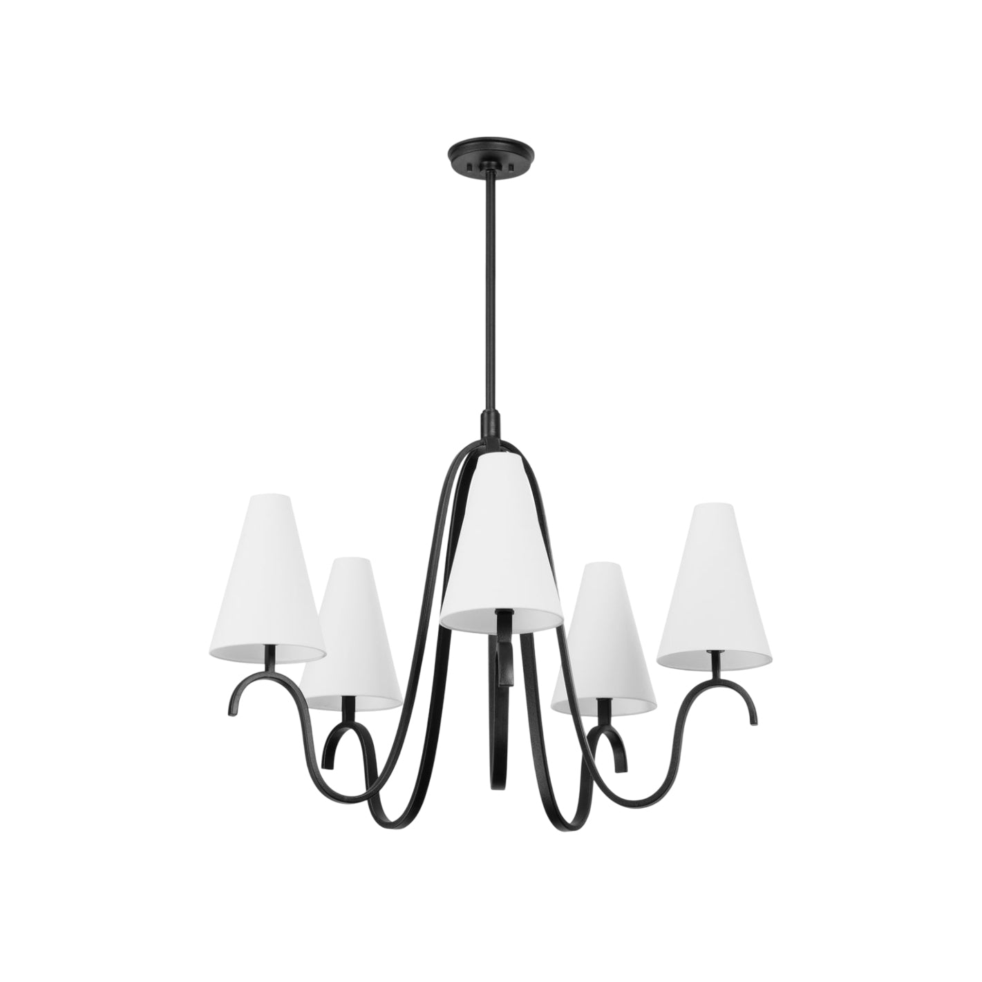 Myvenen Industrieller Vintage-Kronleuchter aus Stoff-Letslighting