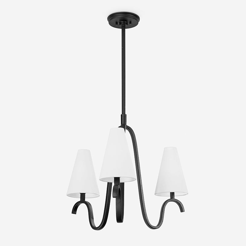 Myvenen Industrieller Vintage-Kronleuchter aus Stoff-Letslighting