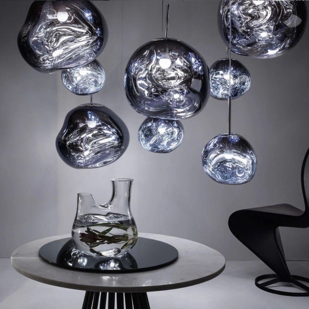 Solara Pendant Lamp Blown Glass Irregular Cluster Sculptural - Letslighting