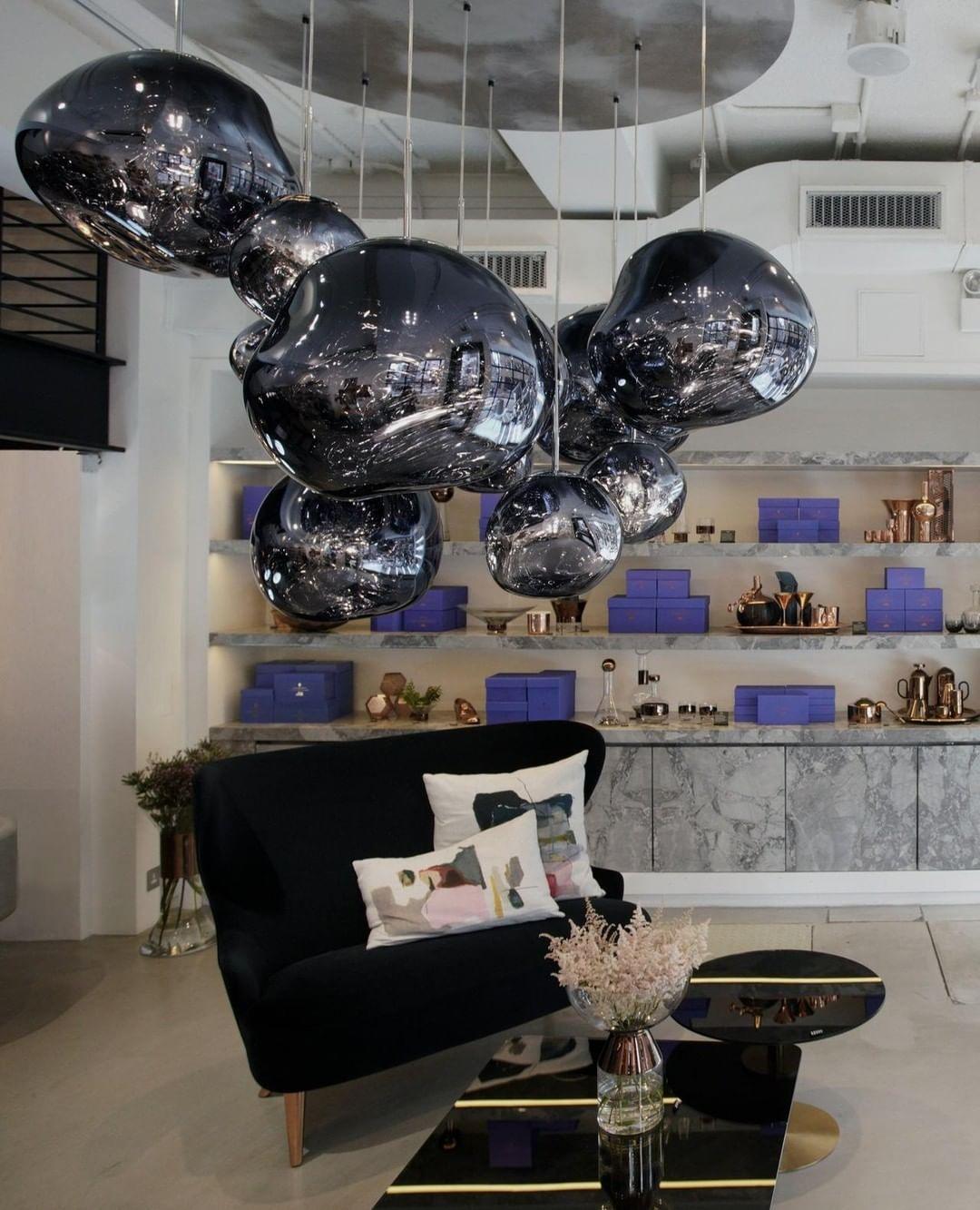 Solara Pendant Lamp Blown Glass Irregular Cluster Sculptural - Letslighting