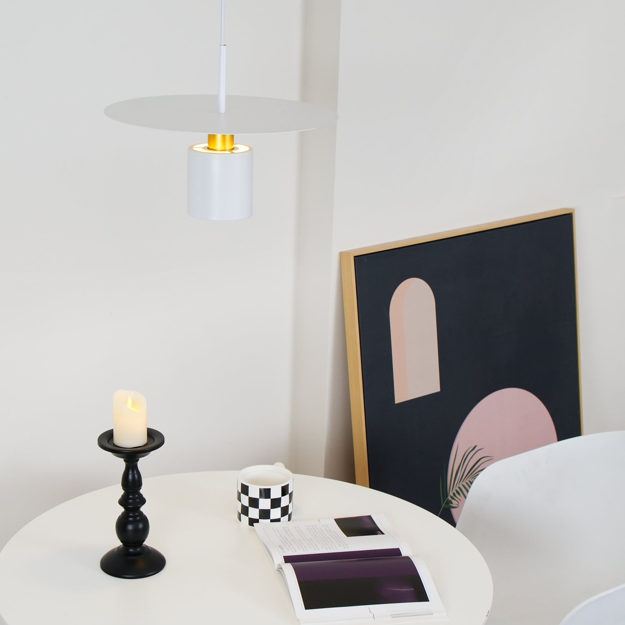 Solara Pendelleuchte Zylinder Scheibe Industrie-Letslighting