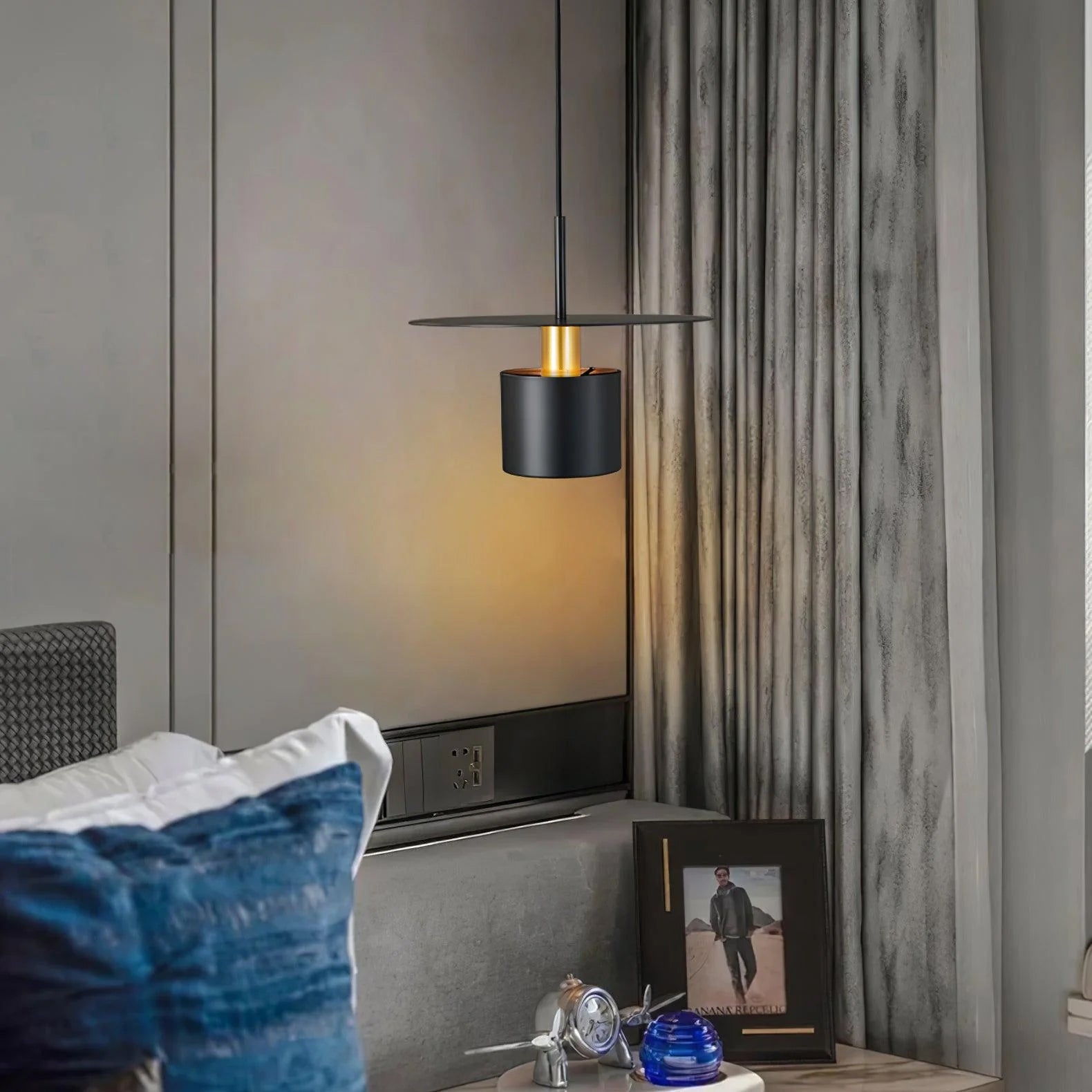 Solara Pendelleuchte Zylinder Scheibe Industrie-Letslighting