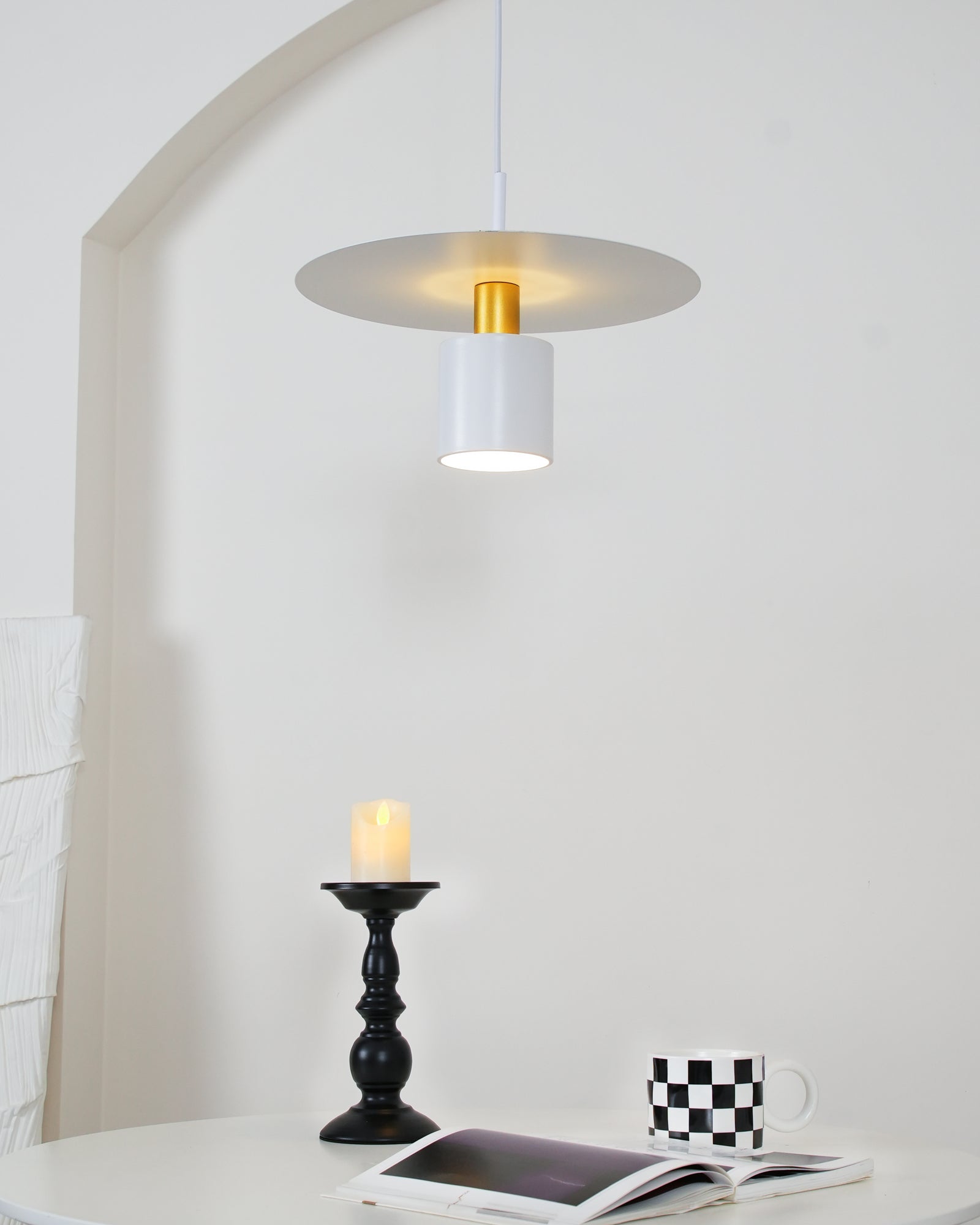 Solara Pendelleuchte Zylinder Scheibe Industrie-Letslighting