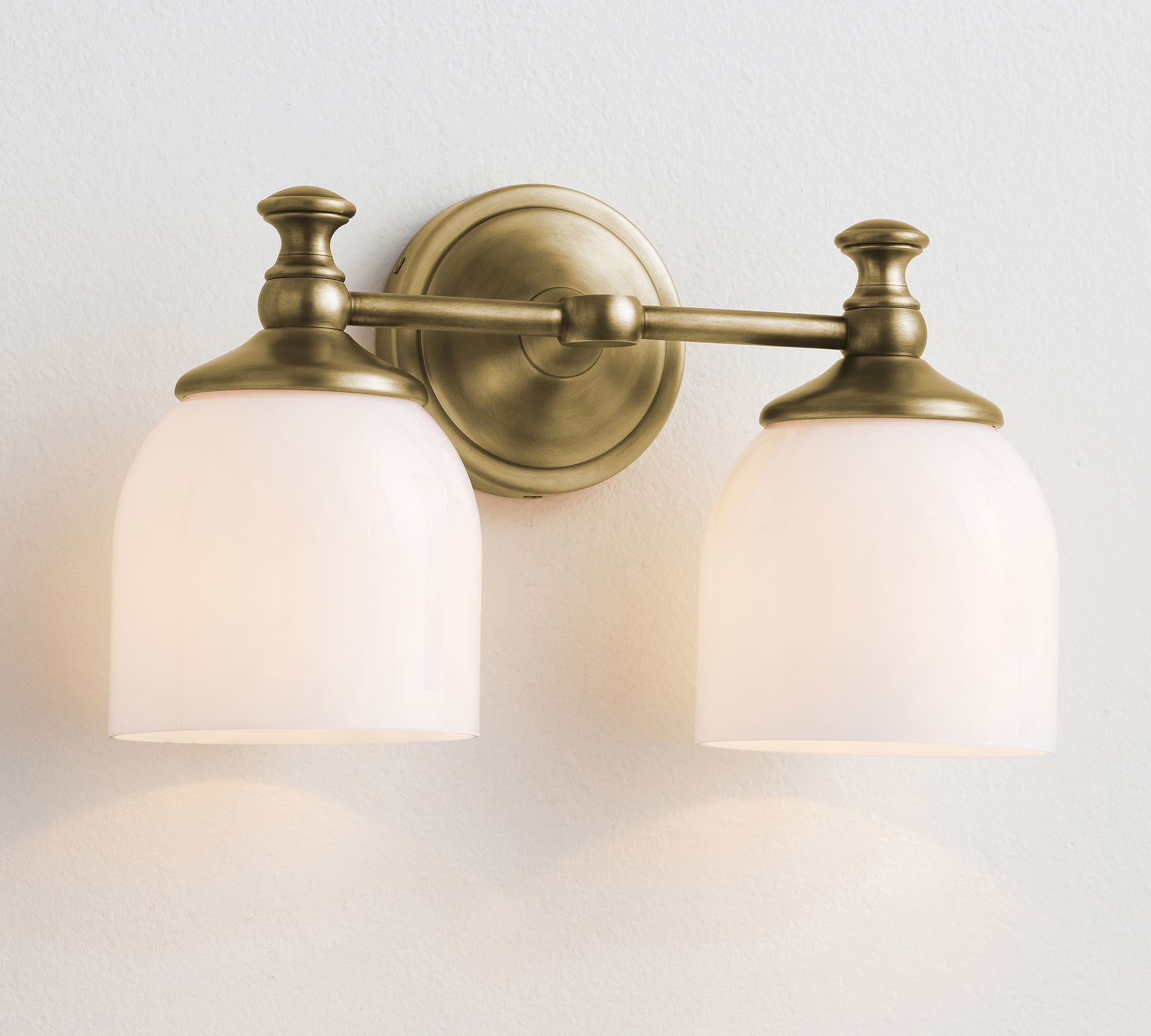 Lumen Kurze Arm Chrom-Glas-Wandleuchte-Letslighting
