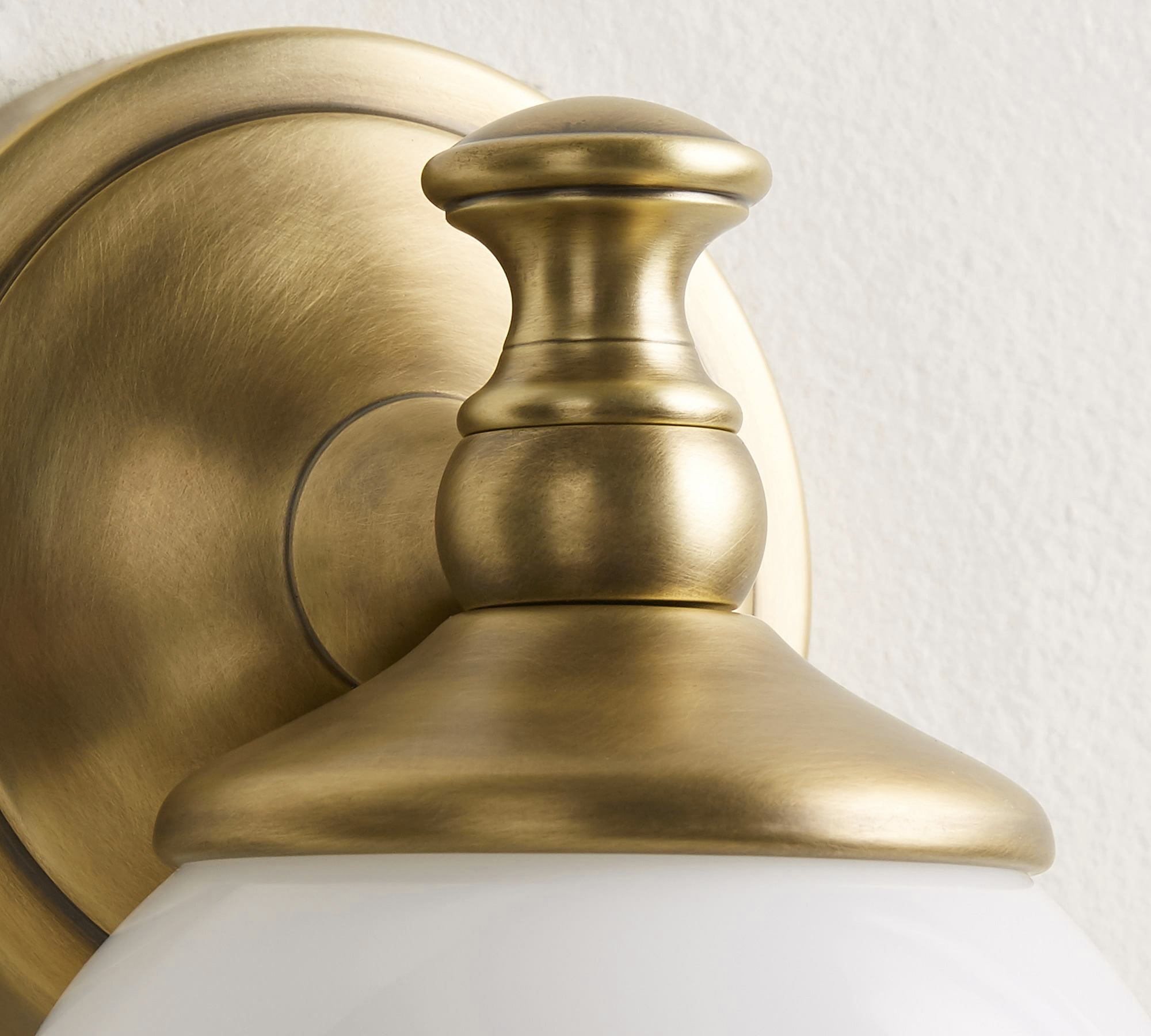 Lumen Kurze Arm Chrom-Glas-Wandleuchte-Letslighting