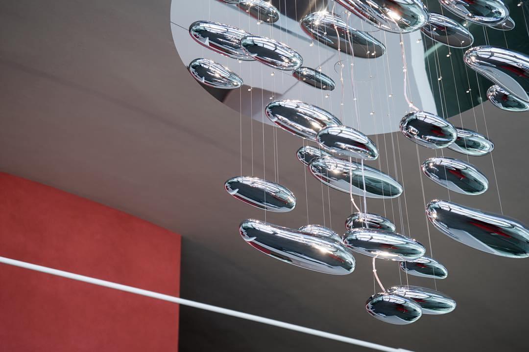 Lustra Kronleuchter Aluminium Skulptur-Letslighting