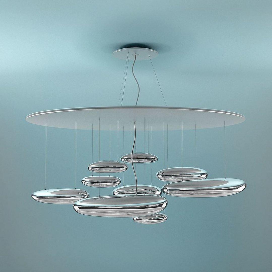 Lustra Kronleuchter Aluminium Skulptur-Letslighting