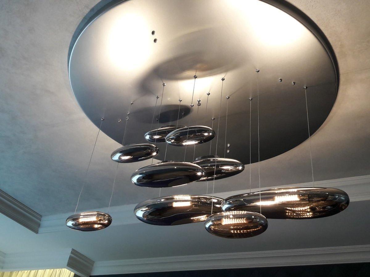 Lustra Kronleuchter Aluminium Skulptur-Letslighting