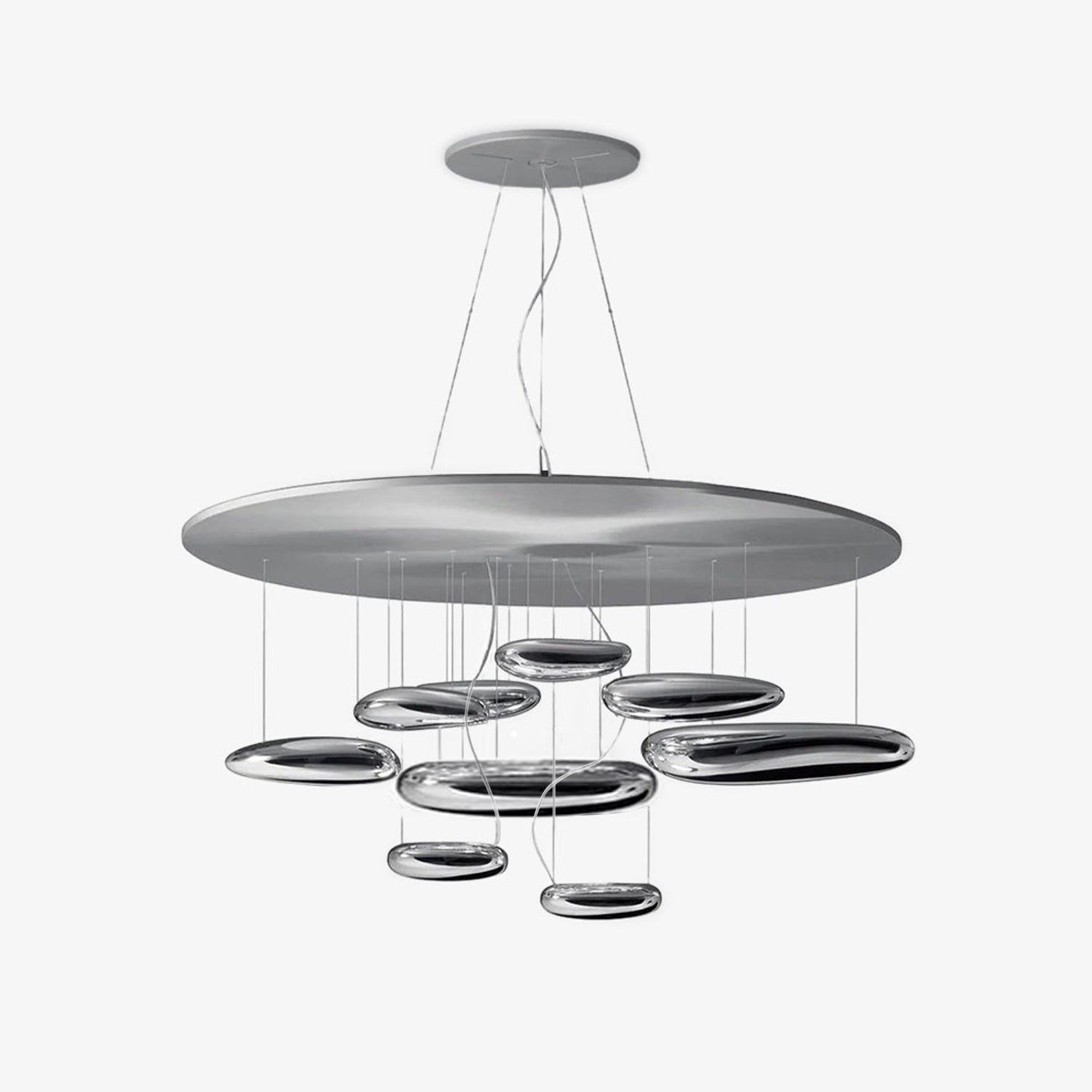 Lustra Kronleuchter Aluminium Skulptur-Letslighting