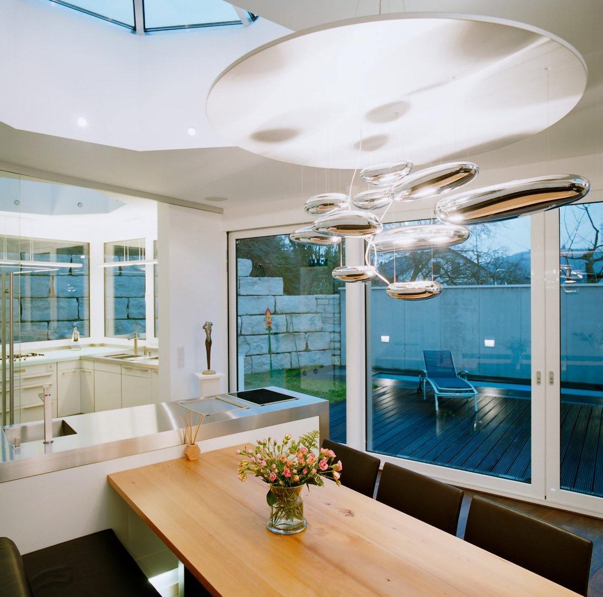 Lustra Kronleuchter Aluminium Skulptur-Letslighting
