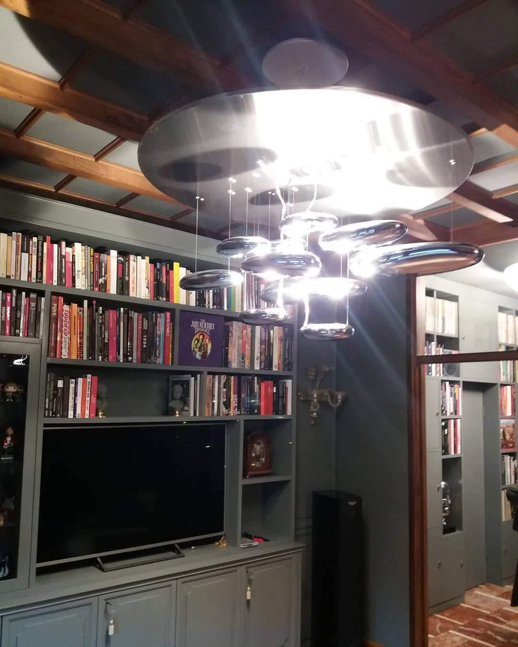 Lustra Kronleuchter Aluminium Skulptur-Letslighting