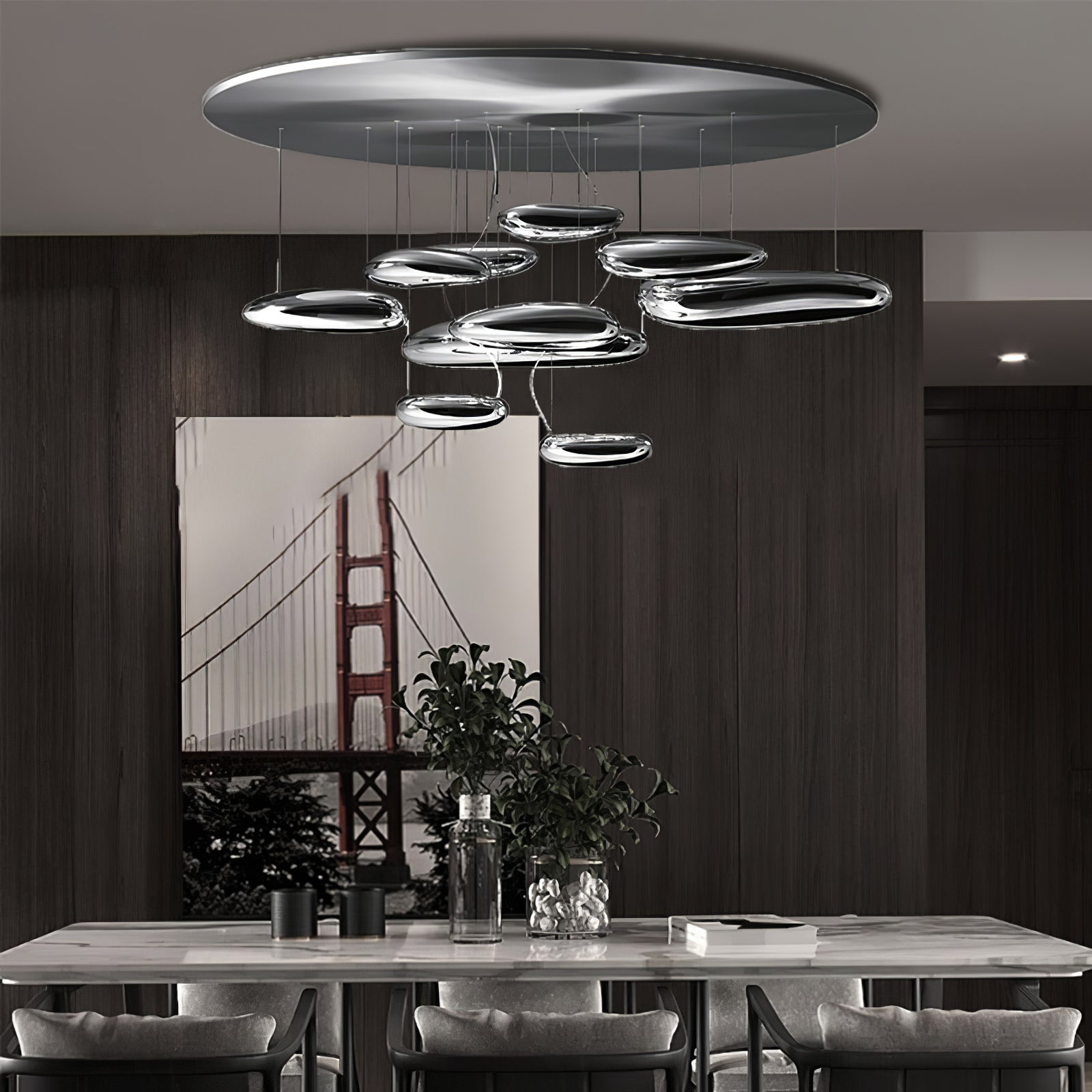 Lustra Deckenleuchte Aluminium Pebble-Letslighting