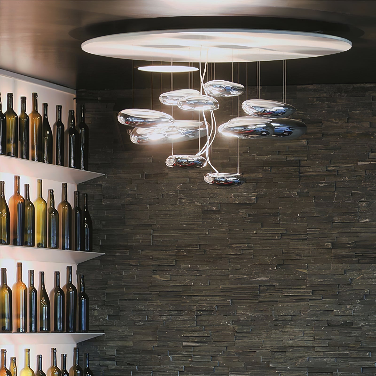 Lustra Deckenleuchte Aluminium Pebble-Letslighting