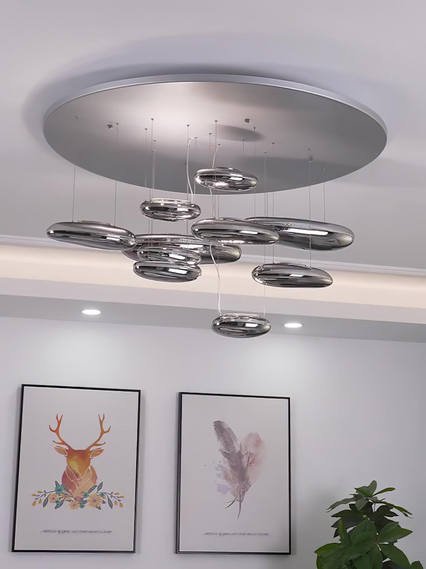 Lustra Deckenleuchte Aluminium Pebble-Letslighting