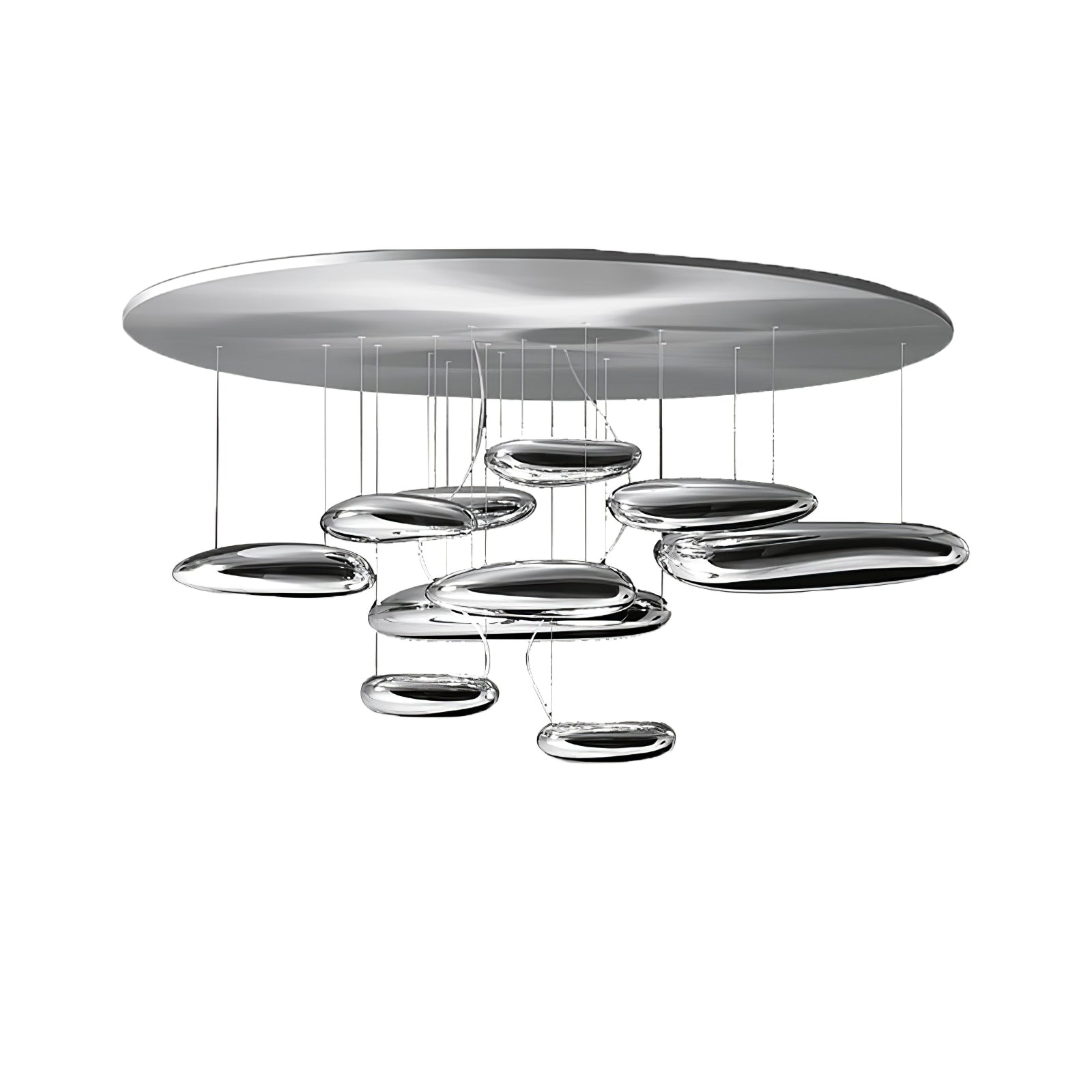 Lustra Deckenleuchte Aluminium Pebble-Letslighting