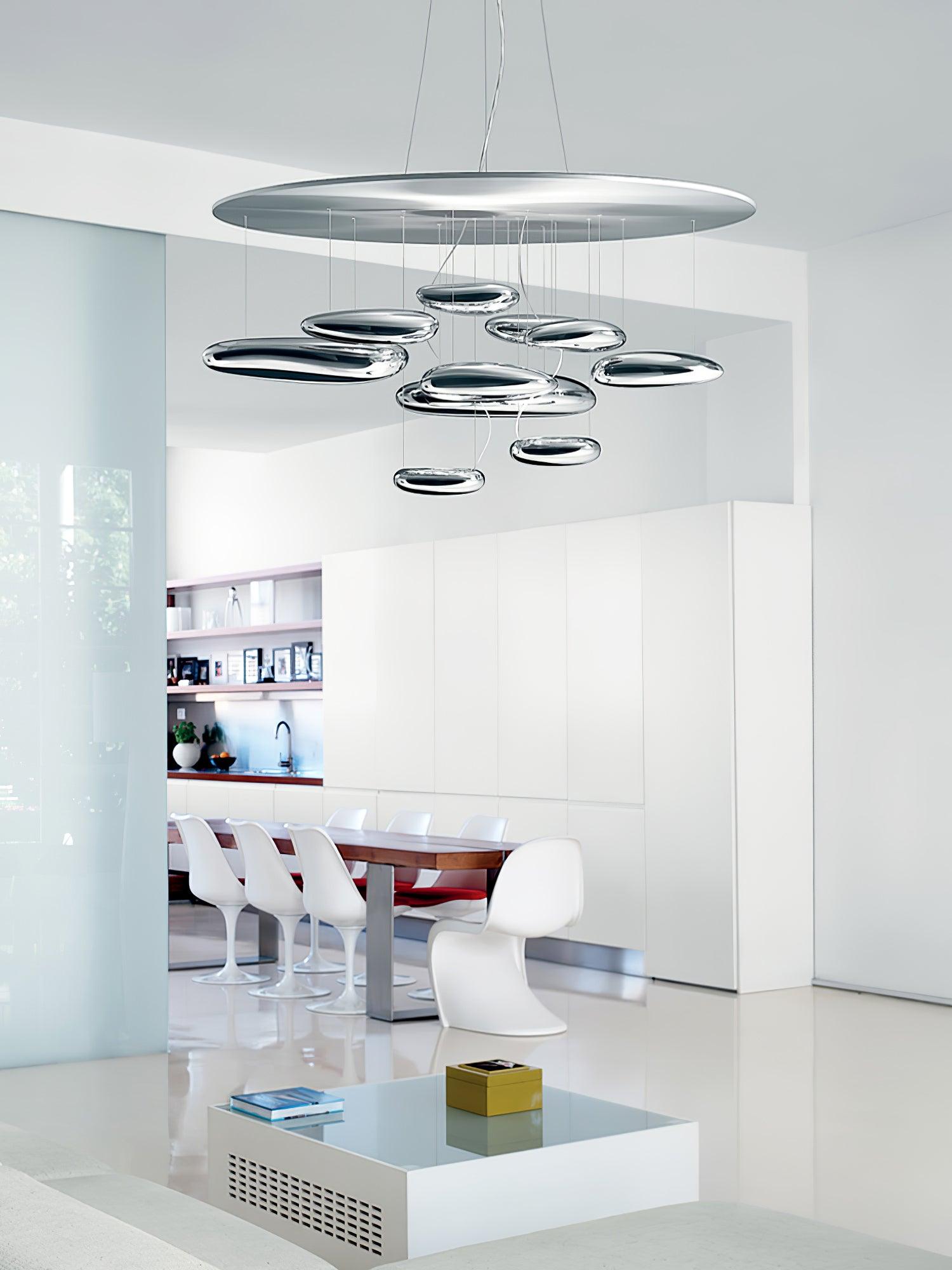 Lustra Kronleuchter Aluminium Skulptur-Letslighting